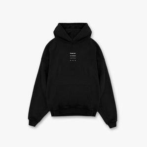 Represent 247 Uprising Oversized Hoodie Black