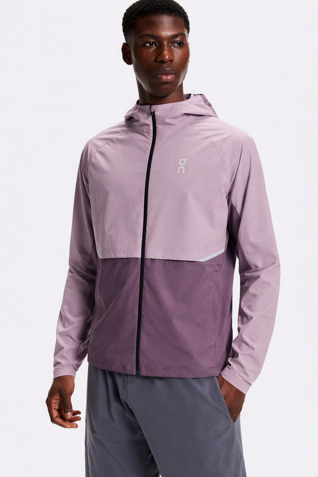 On Running Core Jacket Heron Gobi
