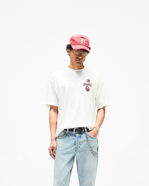 Represent The Viper Room Dice T-Shirt - Flat White