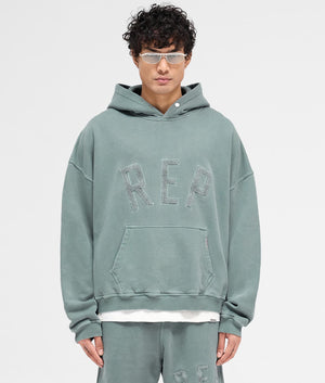 Represent Applique Hoodie - Forest Green