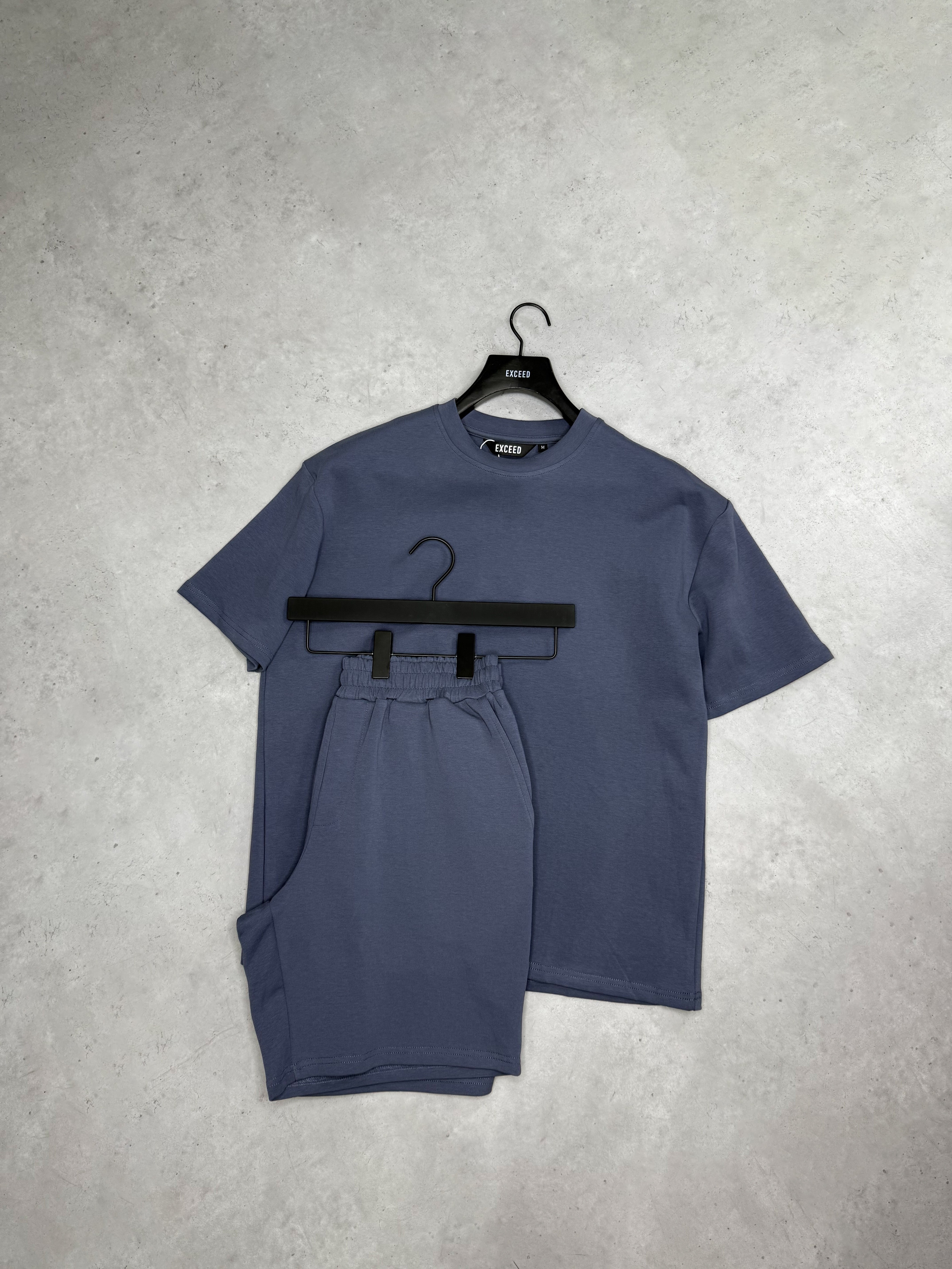 Exceed Luxe Relaxed T-Shirt - Light Navy