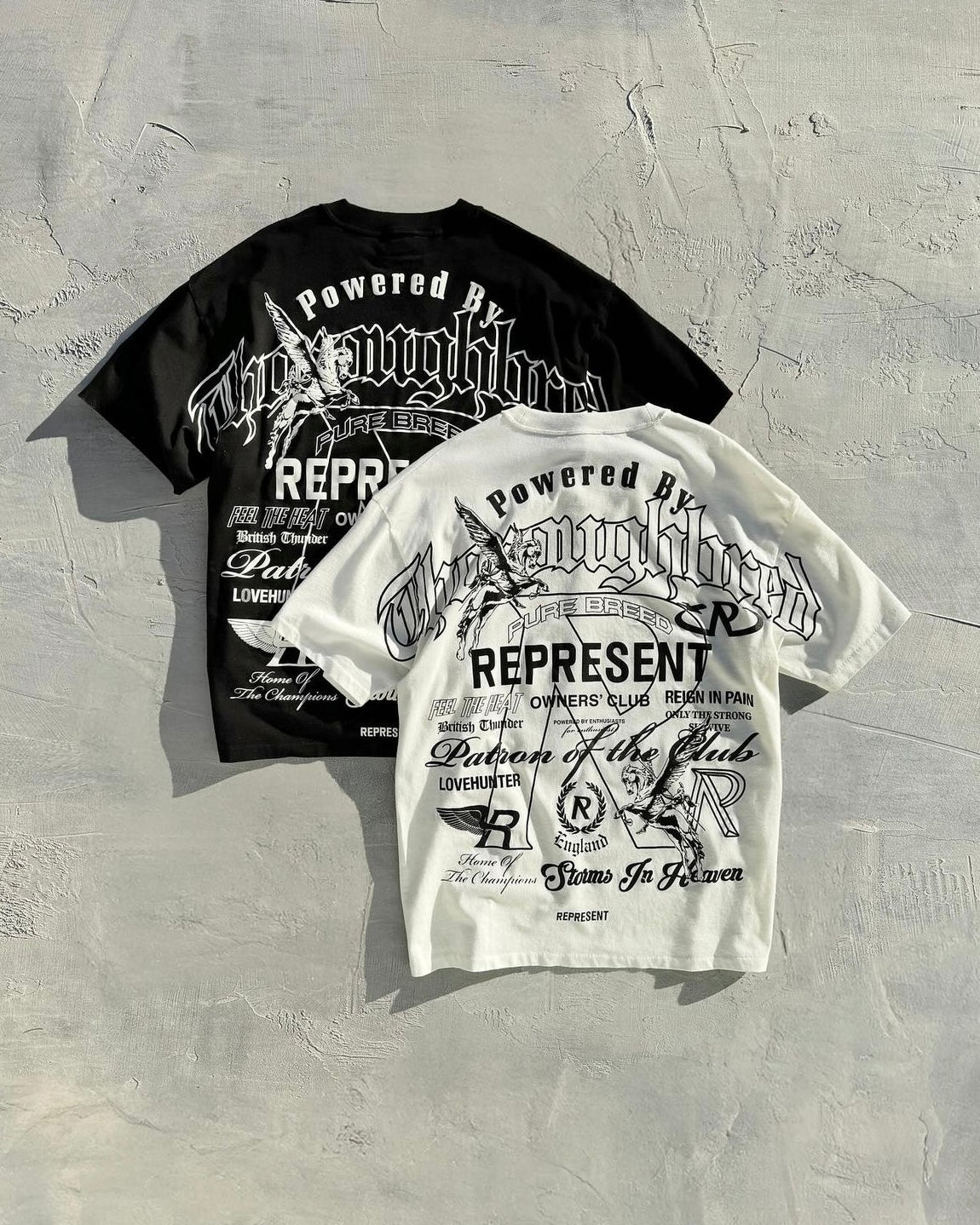 Represent Monochrome Icons T-Shirt Black