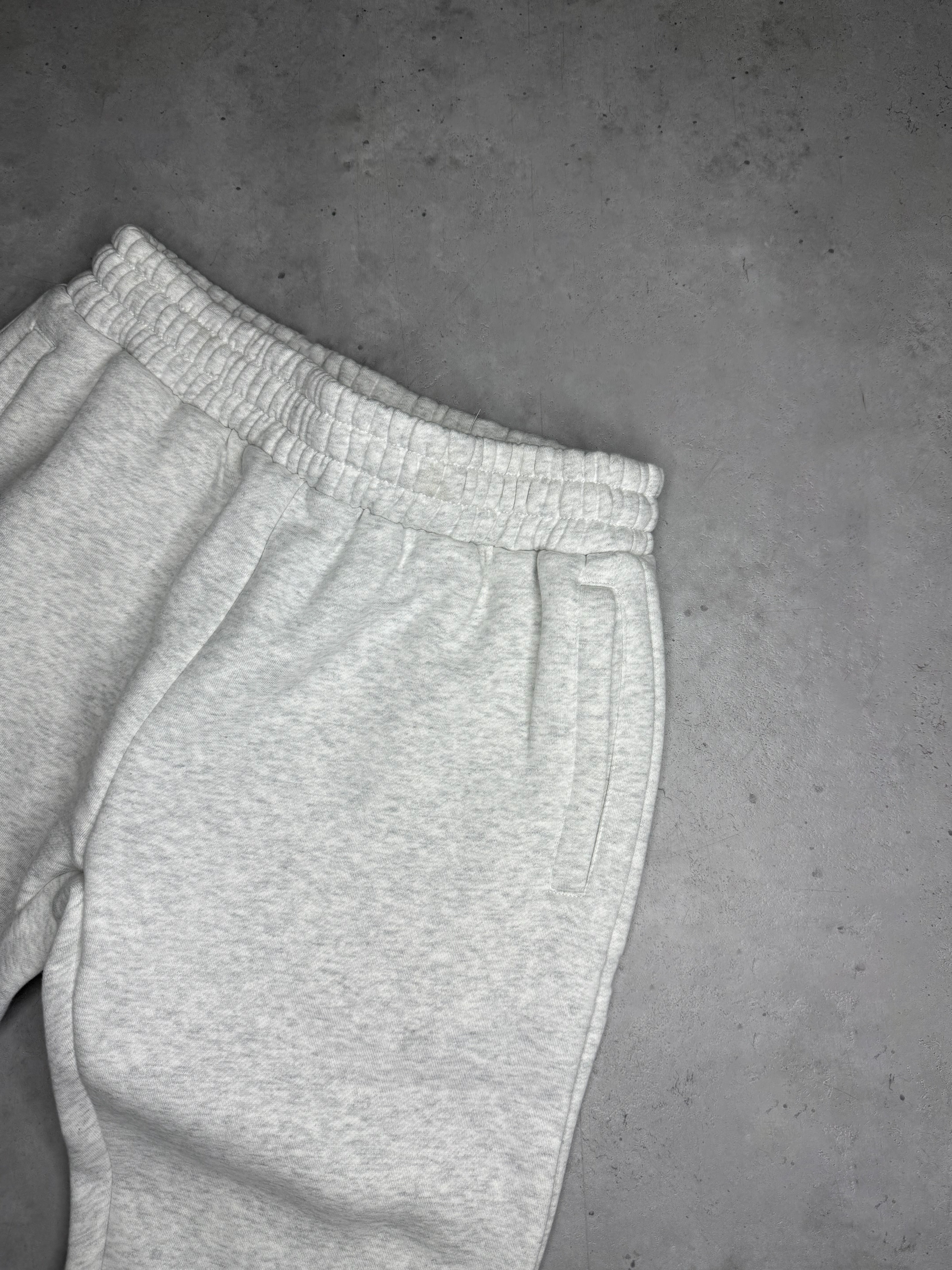Exceed Blanks Light Grey Marl Cuffed Joggers