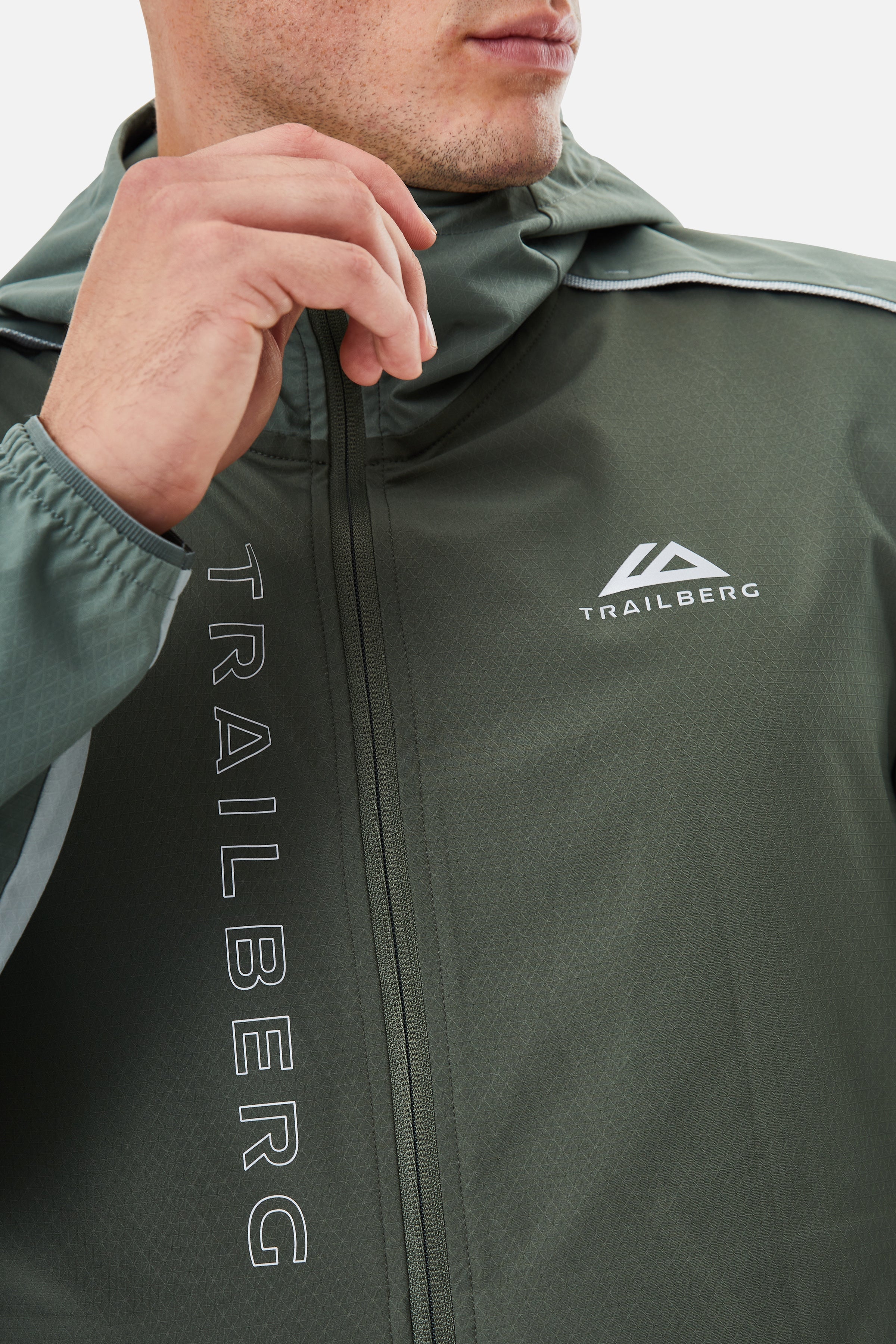 Trailberg AW25 Triathlon Windbreaker - Thyme / Agave Green