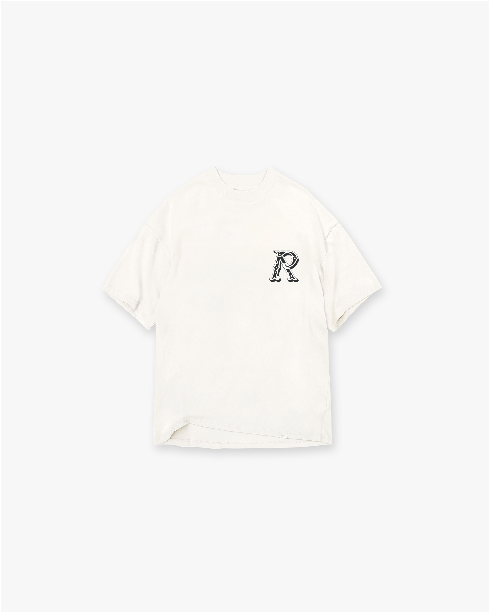Represent Western Initial T-Shirt Flat White