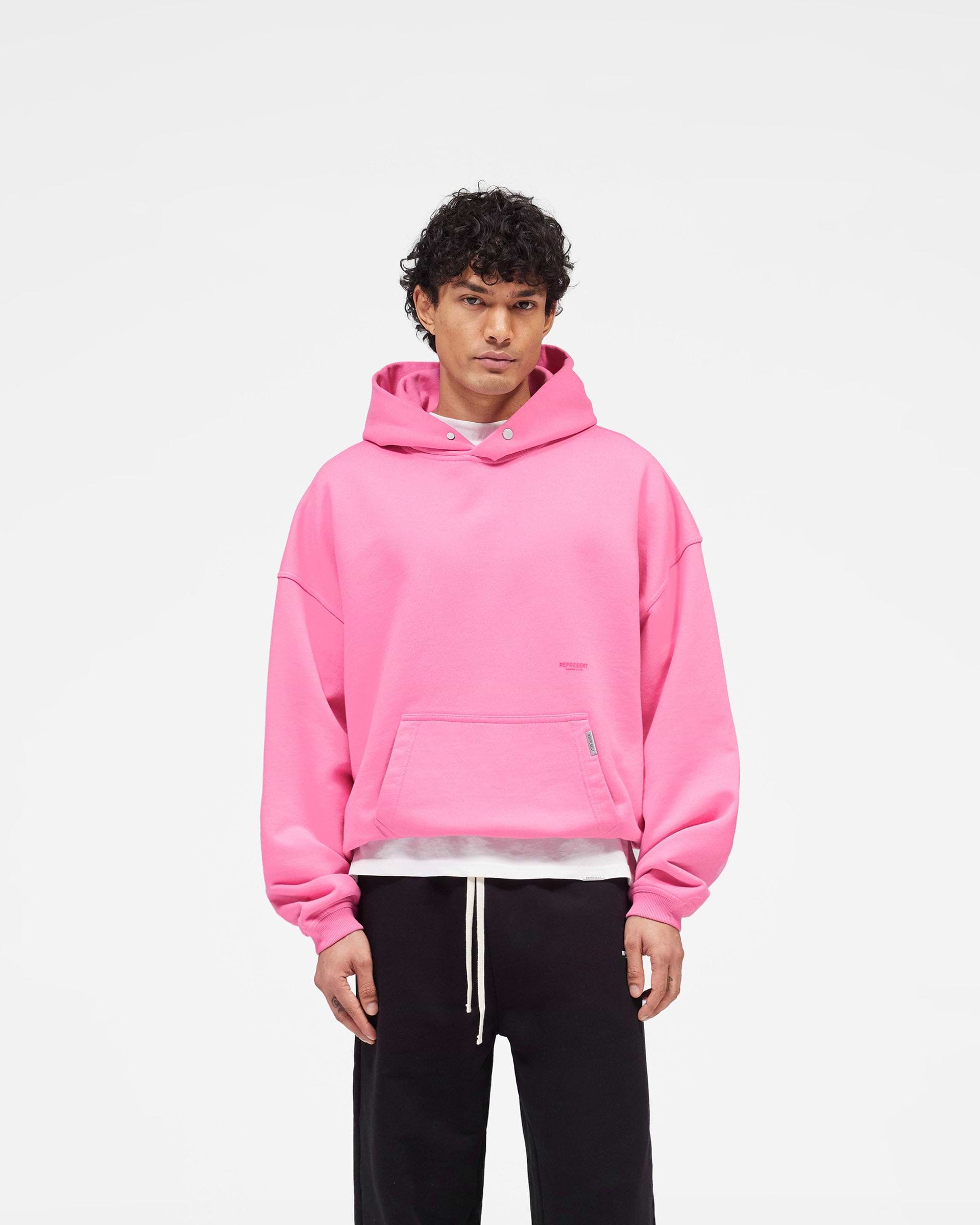 Represent Micro Owners Club Hoodie Pink Lemonade