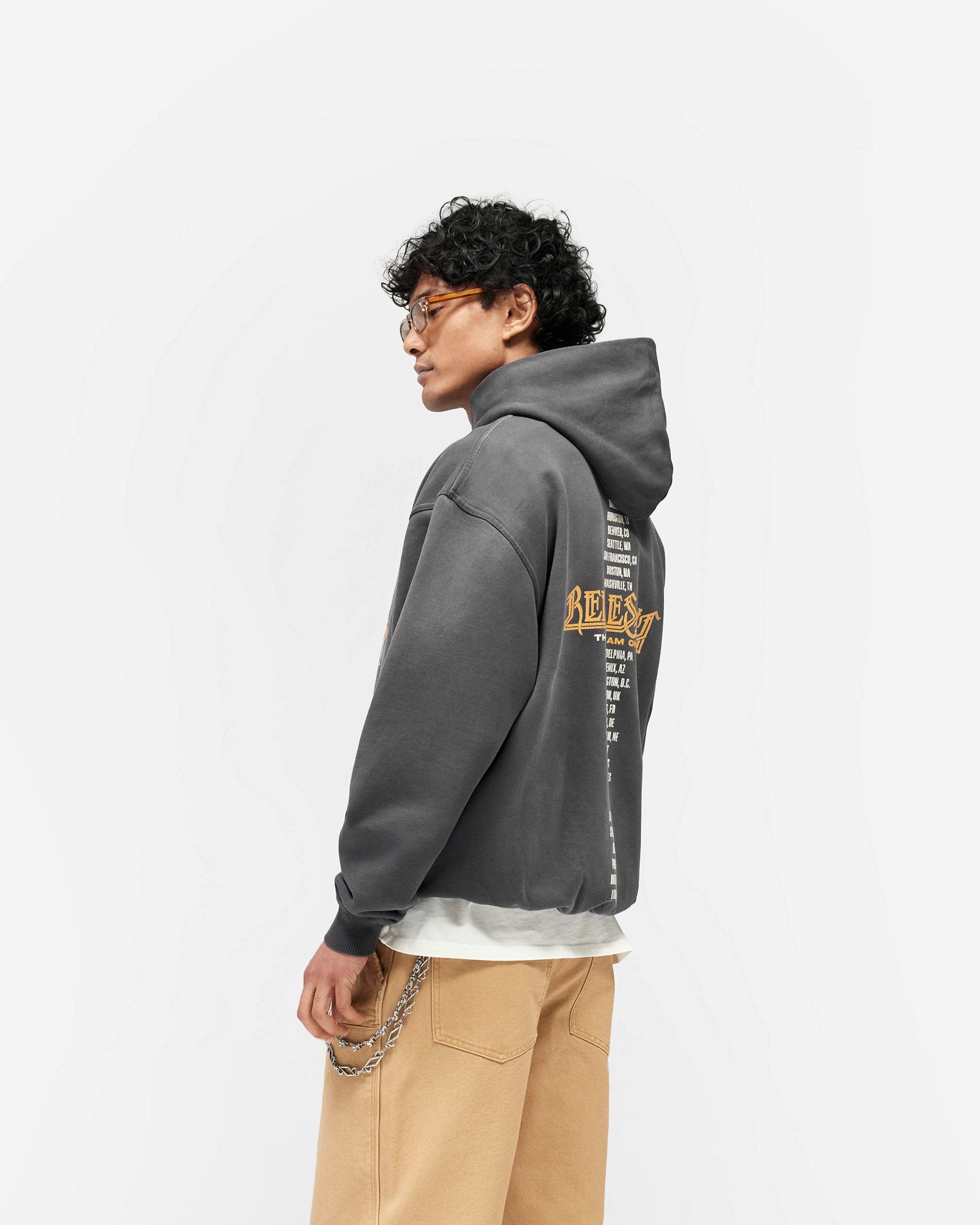 Represent Golden Tour Hoodie Sun Fade Grey