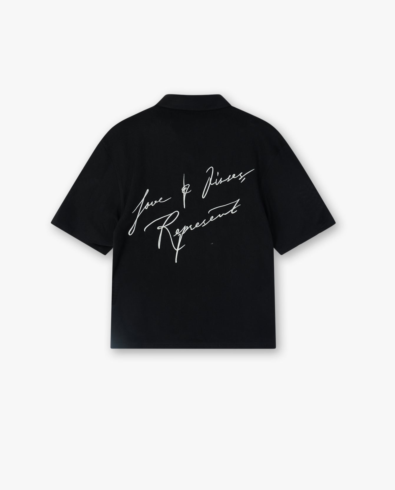 Represent Love and Kisses Resort Shirt - Jet Black