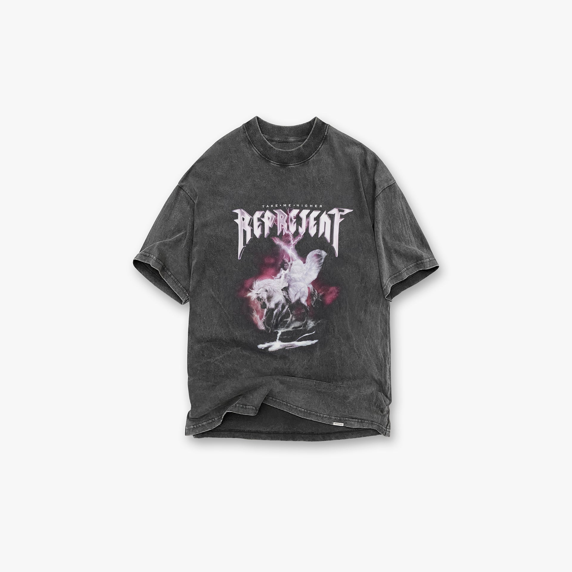 Represent Take Me Higher T-Shirt Vintage Grey
