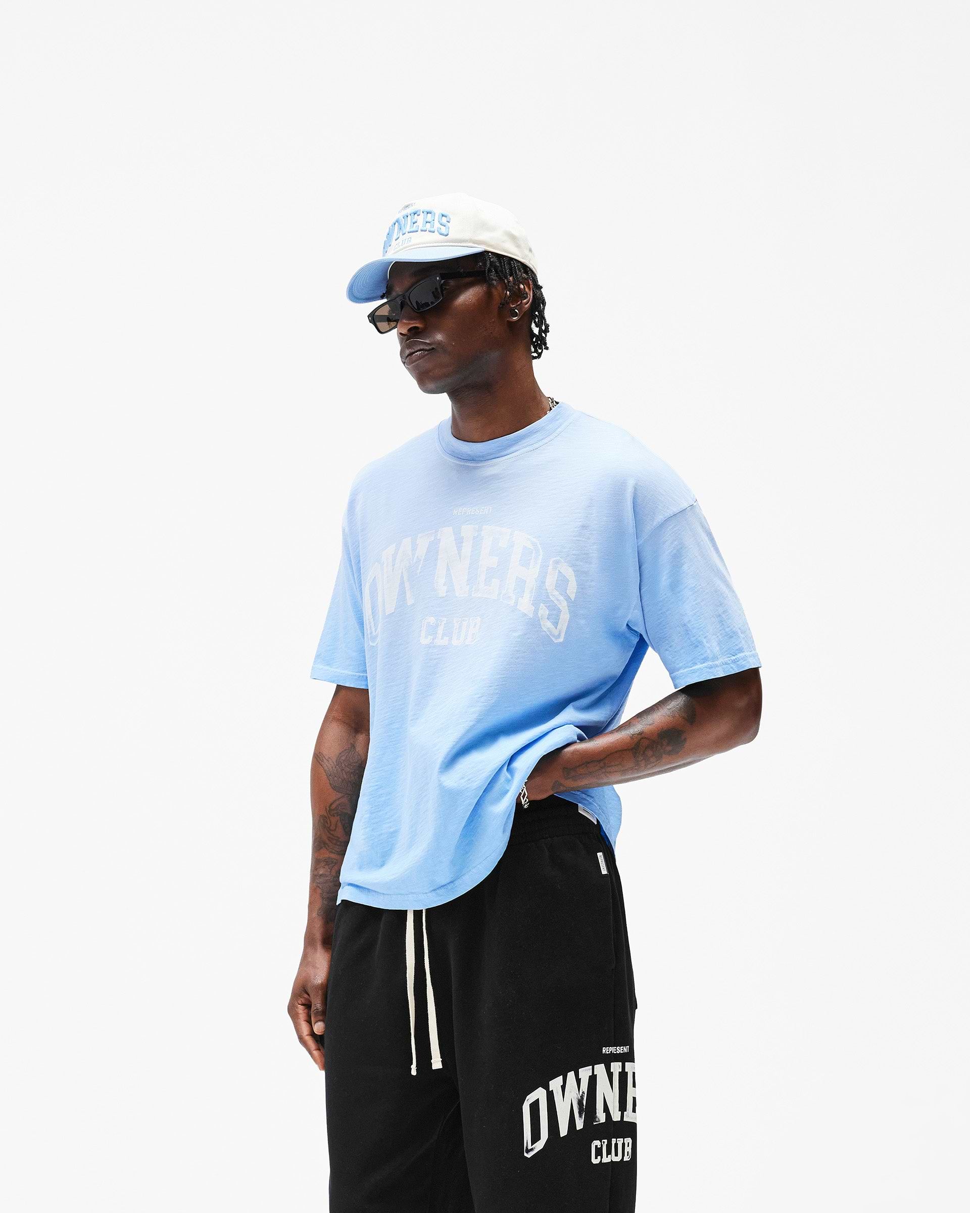 Represent Owners Club T-Shirt Sky Blue