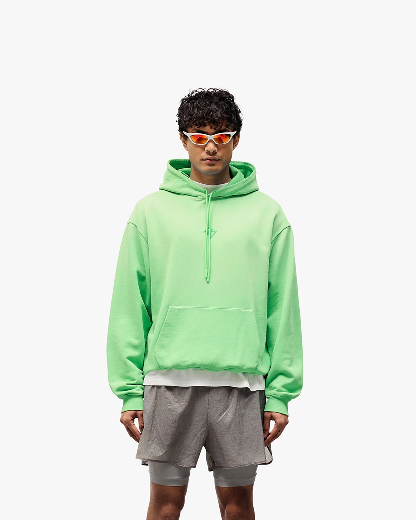 Represent 247 Motion Oversized Hoodie - Speed Green