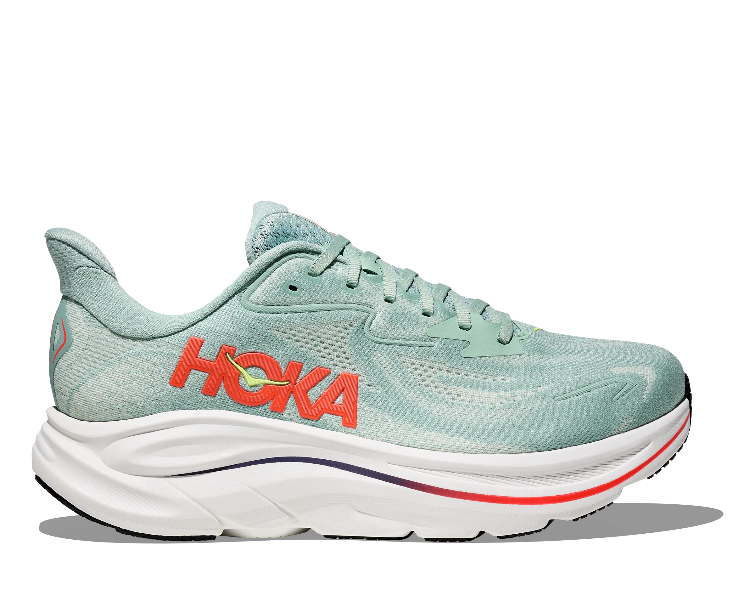 Hoka Clifton 10 Sage Neon Flam