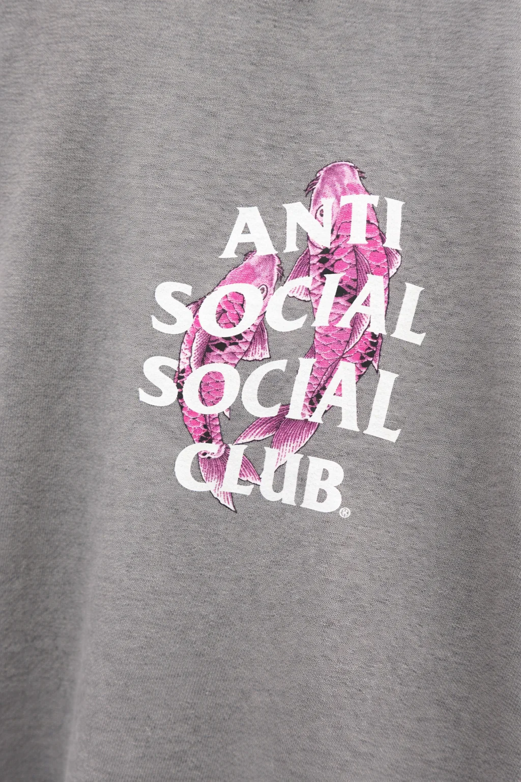Anti Social Social Club Koi Tee Grey
