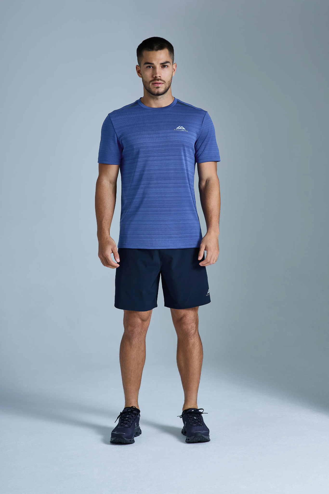 Trailberg AW25 Cloud Tee - Chroma Blue/Deep Ocean