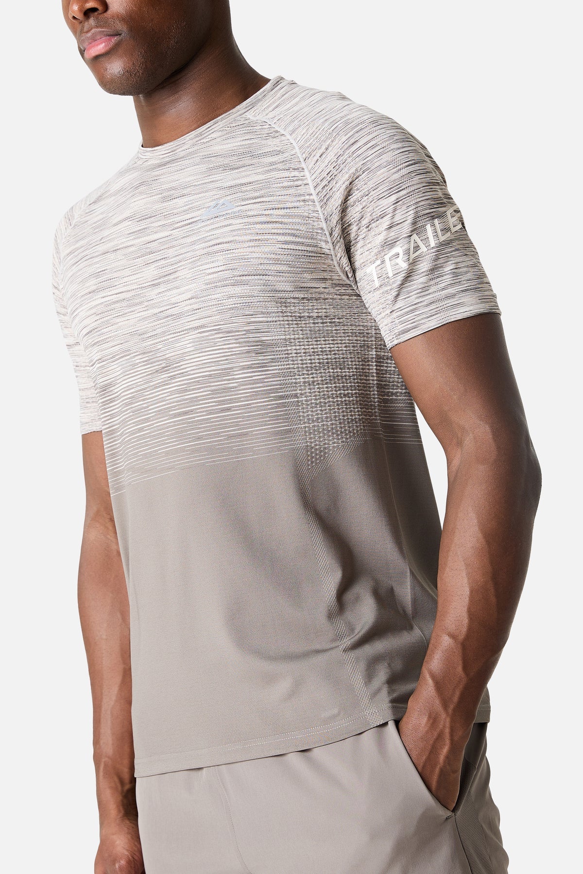 Trailberg Arc Seamless Tee - Mocha/Pebblestone/Frosted Ridge