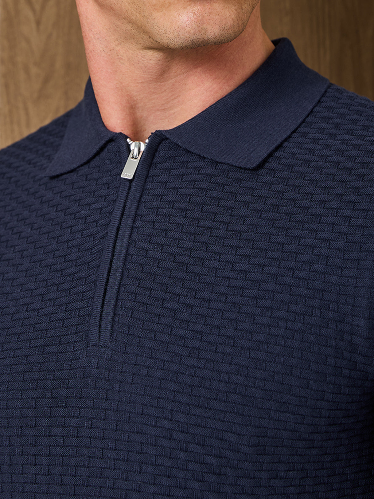 Aari Orea Knitted Polo - Midnight