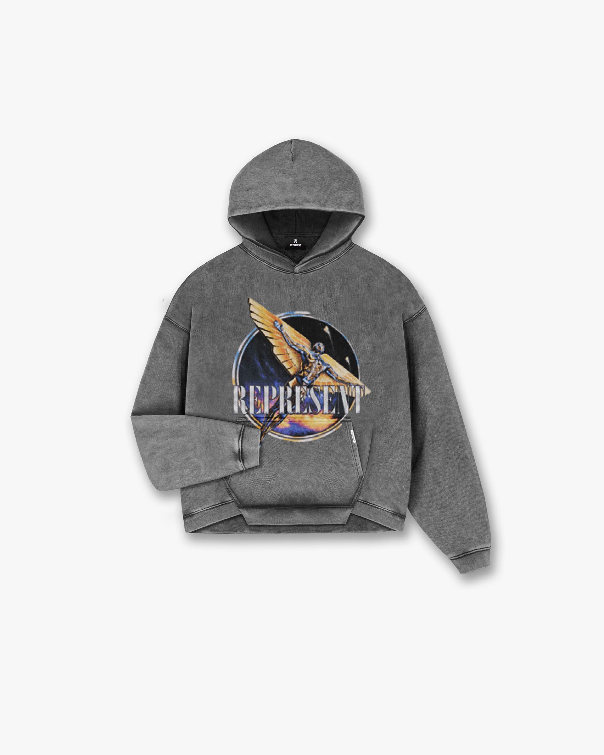 Represent Golden Tour Hoodie Sun Fade Grey