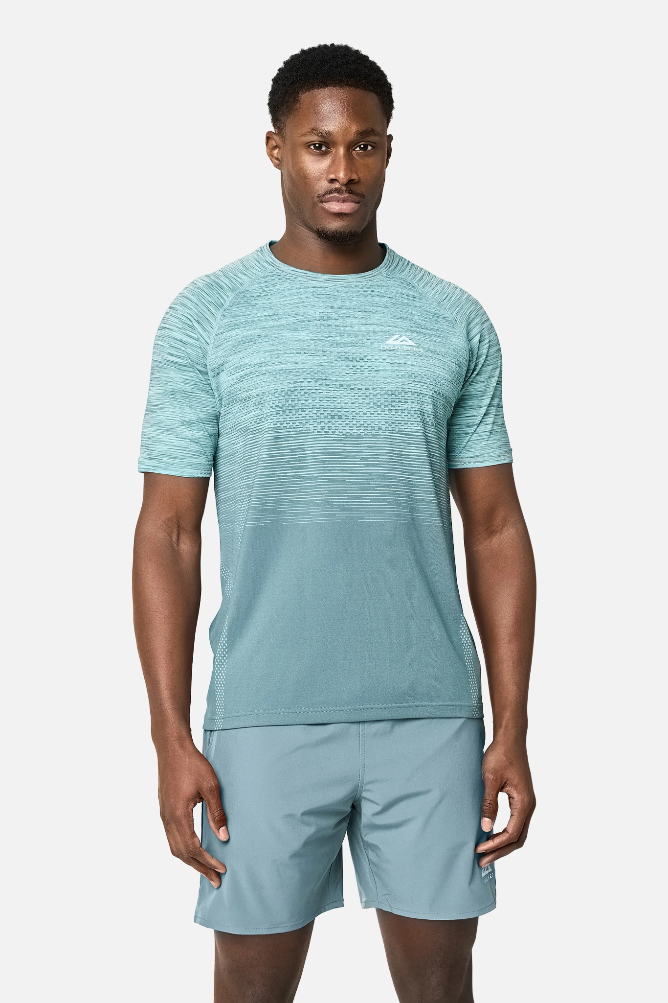 Trailberg Apex Seamless T-Shirt - Frosted Denim/Polar Breeze/Arctic Chill