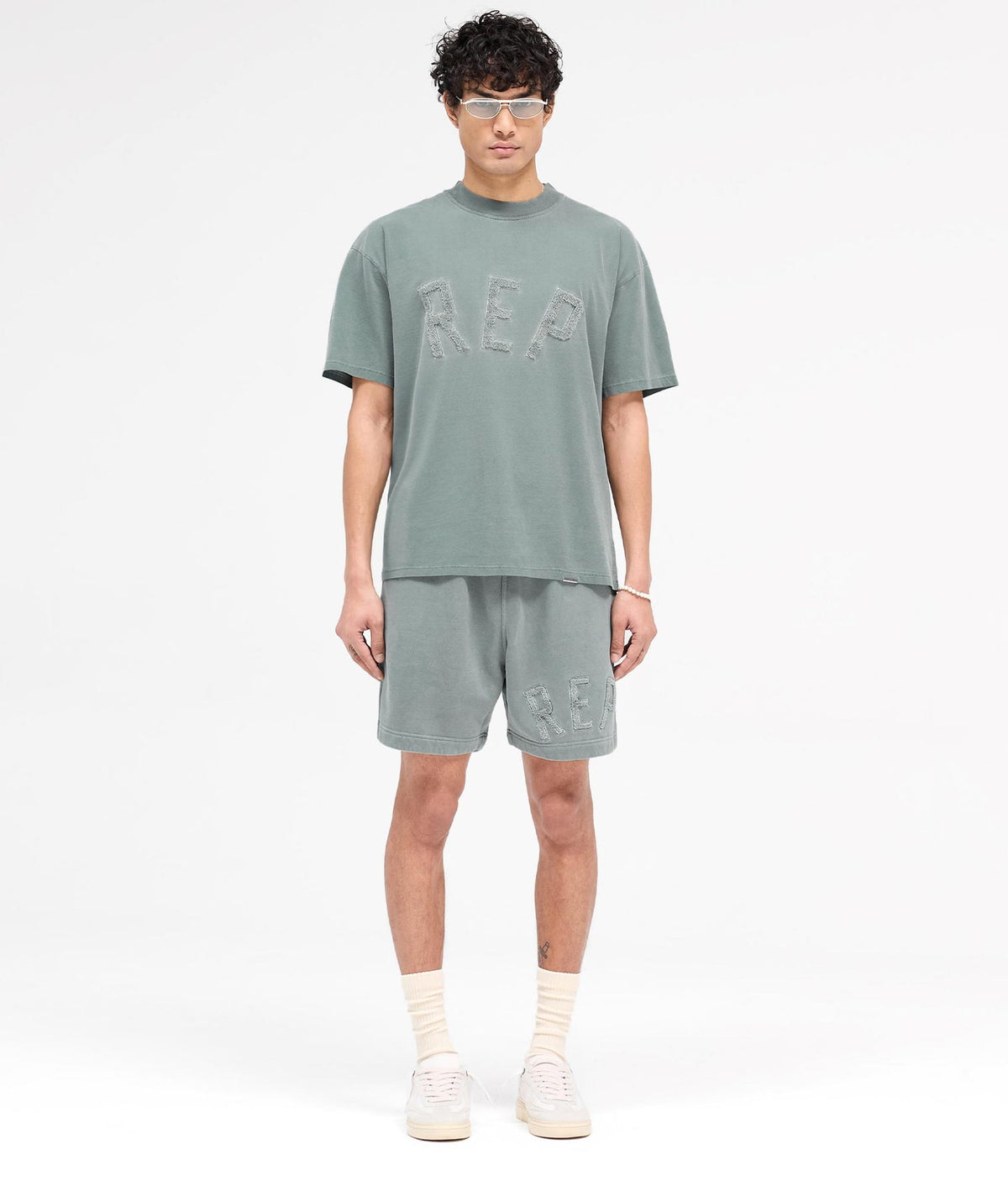 Represent Applique T-Shirt - Forest Green