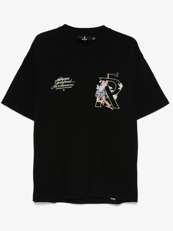 Represent Hermes T-Shirt Black