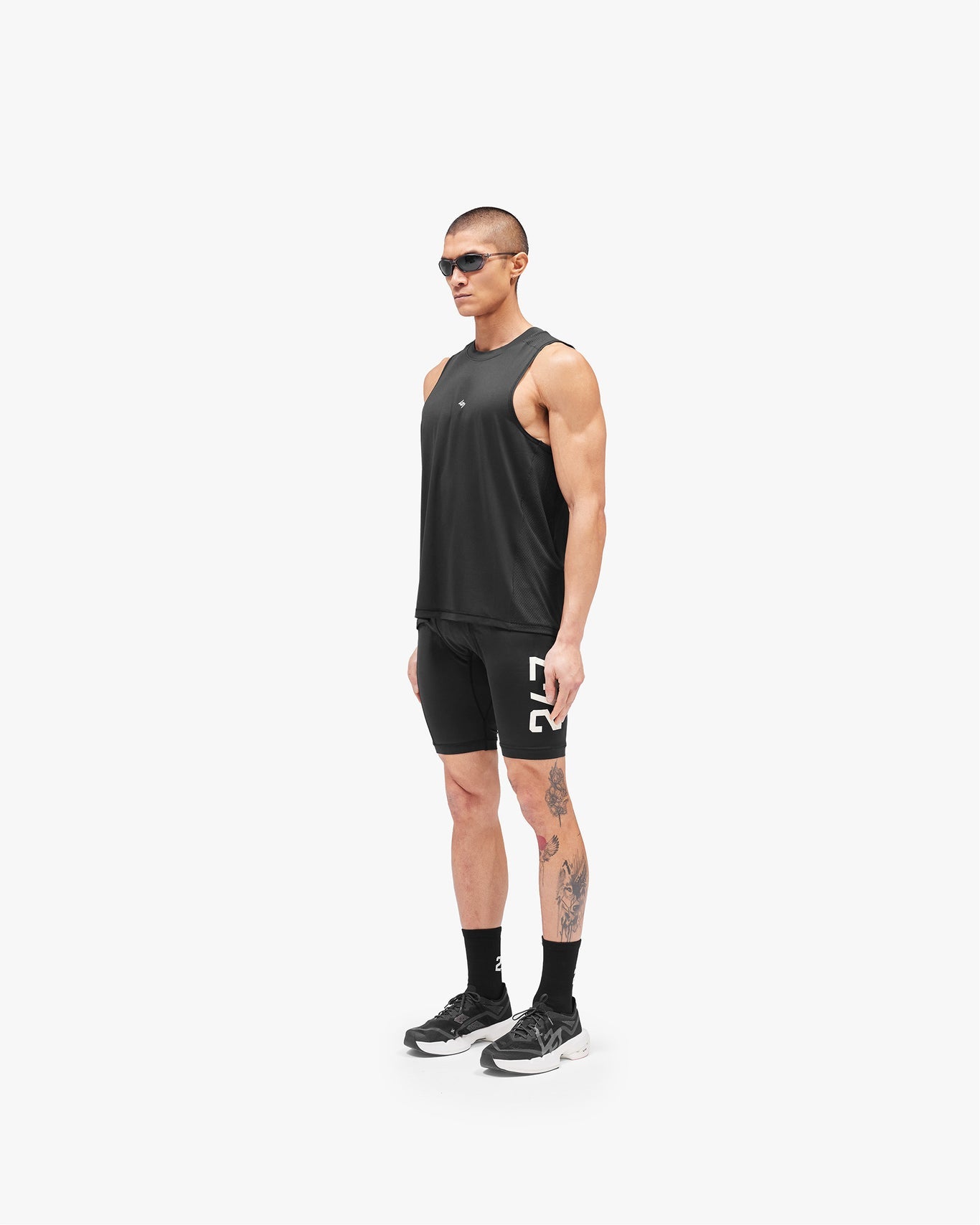 Represent 247 Numbers Vest Jet Black