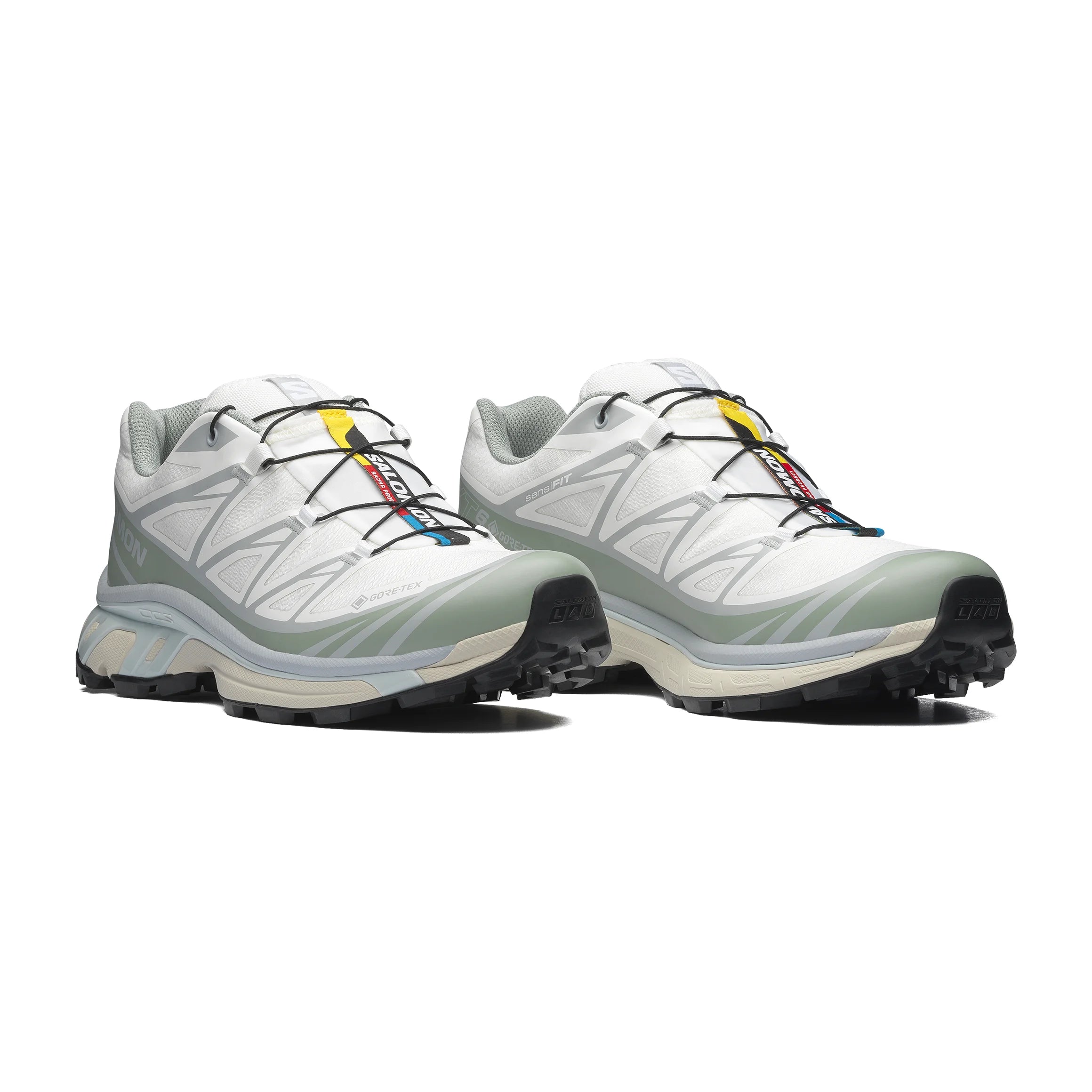 Salomon XT-6 GTX White/Green/Ice Flow