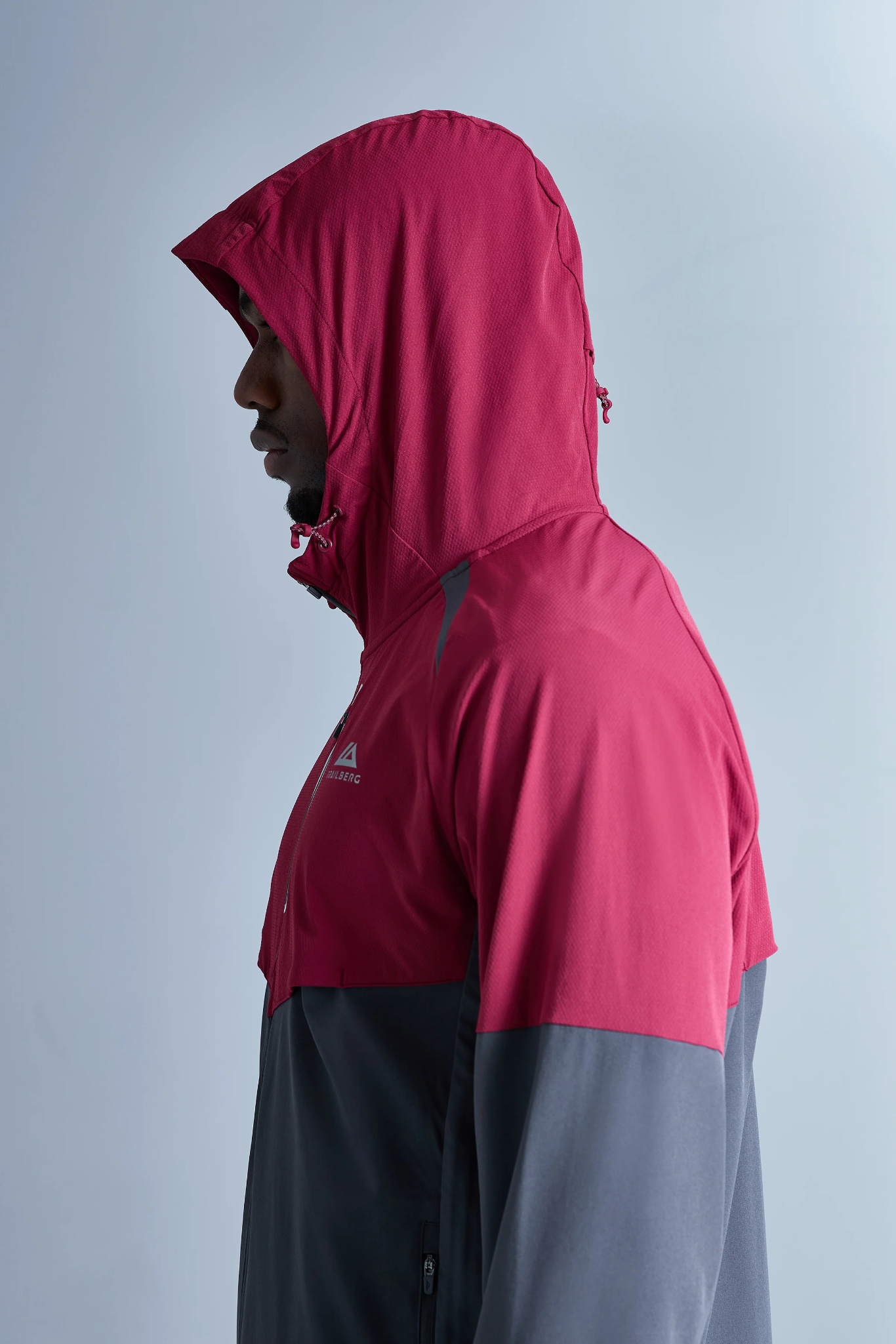 Trailberg AW25 Cloud Hood - Crimson Velvet/Volcano Grey