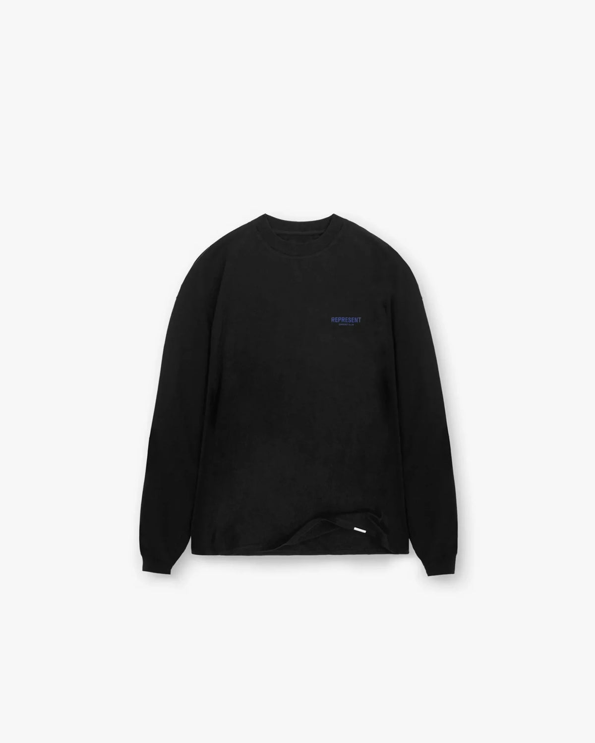 Represent Owners Club Long Sleeve T-Shirt - Black/Cobalt