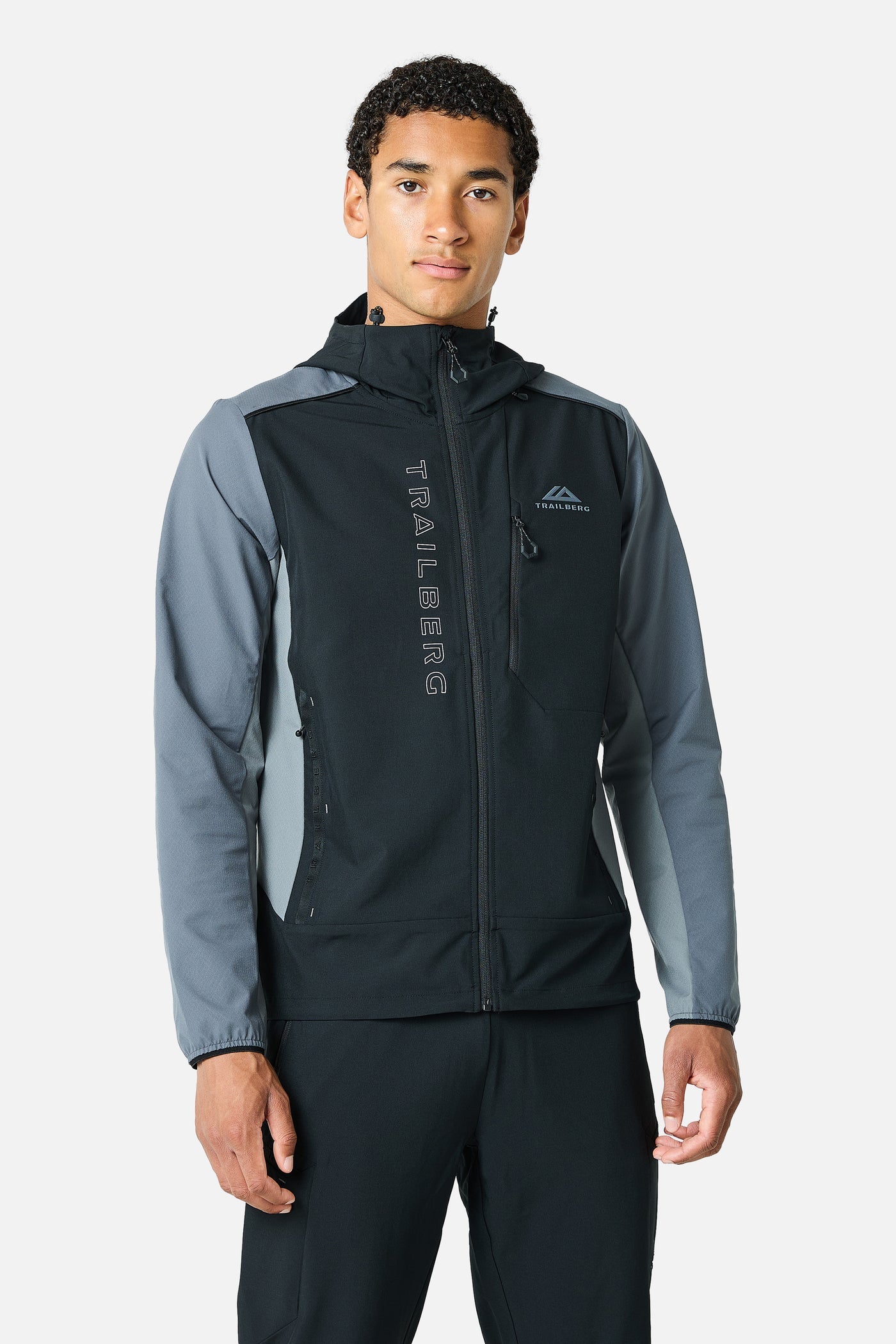Trailberg Triathlon Ultra Windbreaker - Black/Graphite Grey/Nightfall Grey