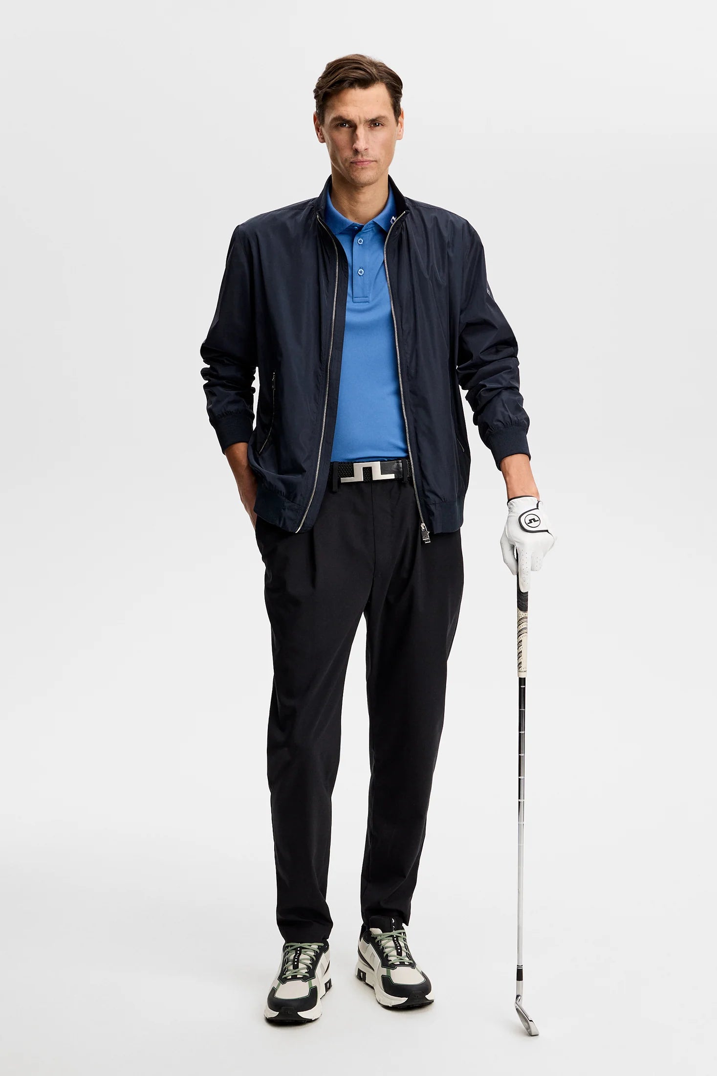 J Lindeberg Heath Polo Federal Blue