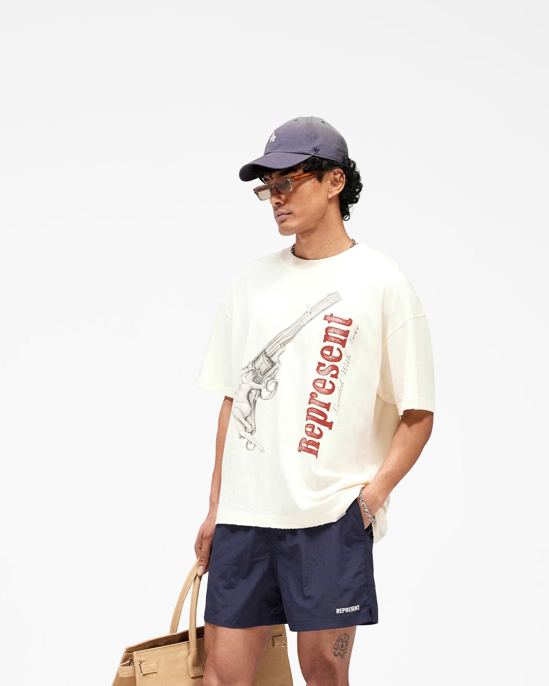 Represent Loaded With Love T-Shirt - Buttercream