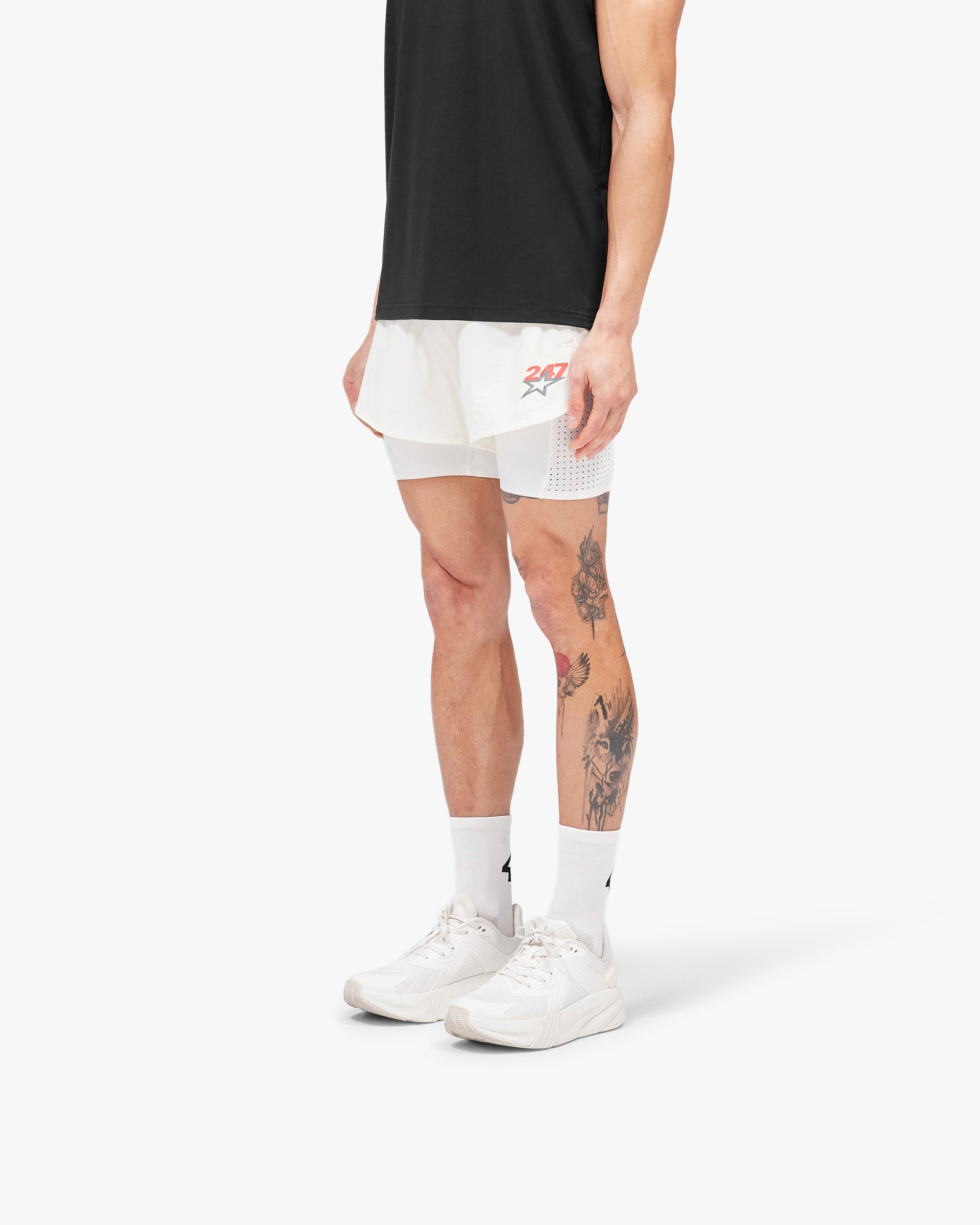 Represent 247 Hybrid 2-In-1 Short Flat White