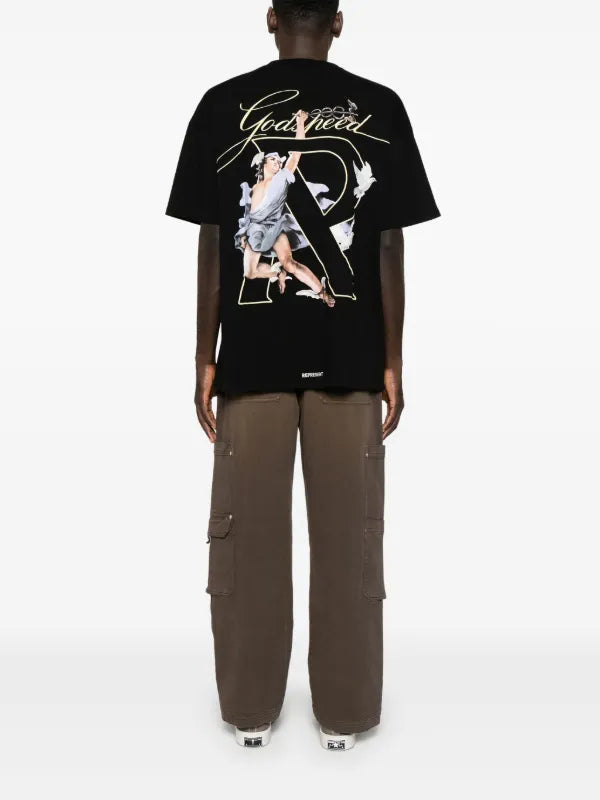 Represent Hermes T-Shirt Black