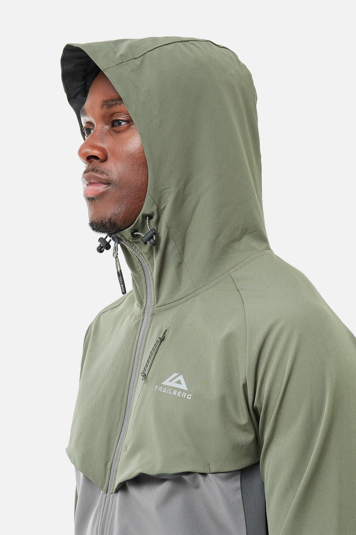 Trailberg Tricolour Hood - Khaki/Grey