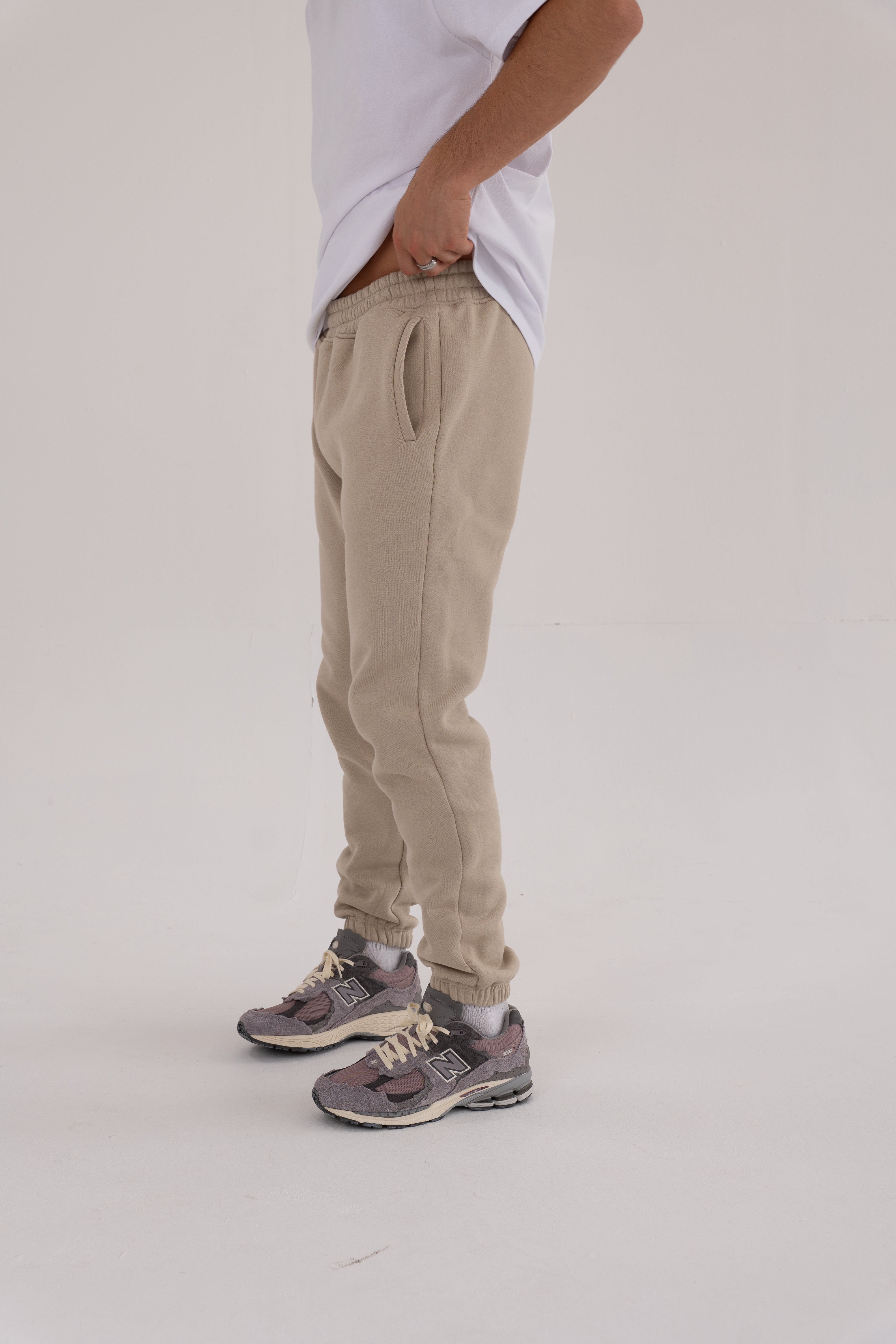 Exceed Blanks Cream Relaxed Joggers