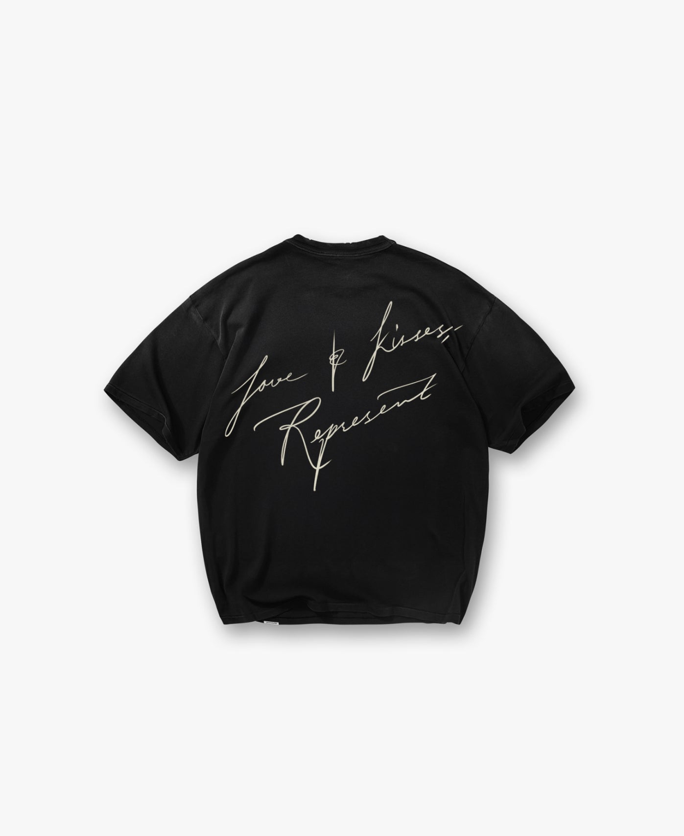 Represent Love and Kisses T-Shirt - Jet Black