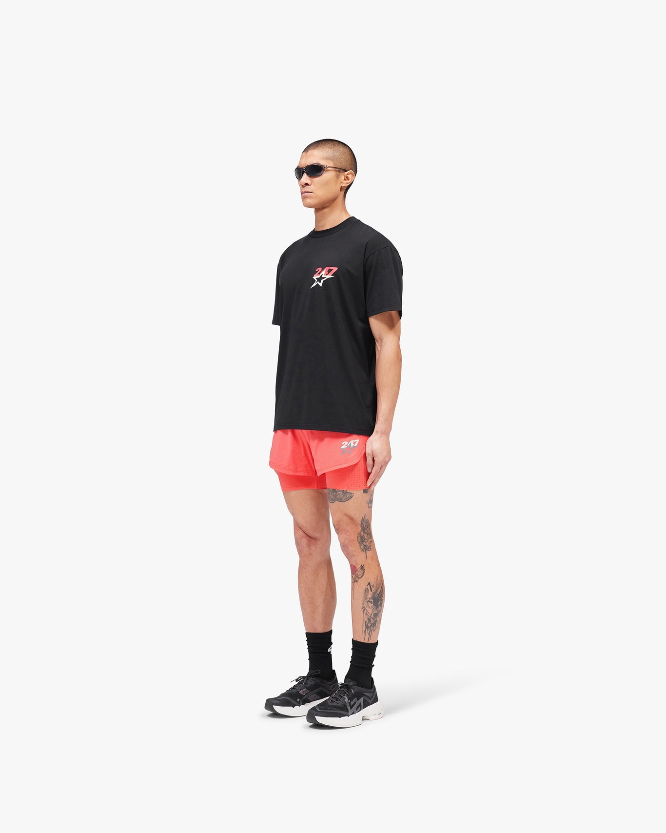 Represent 247 Hybrid 2-In-1 Short Racing Red