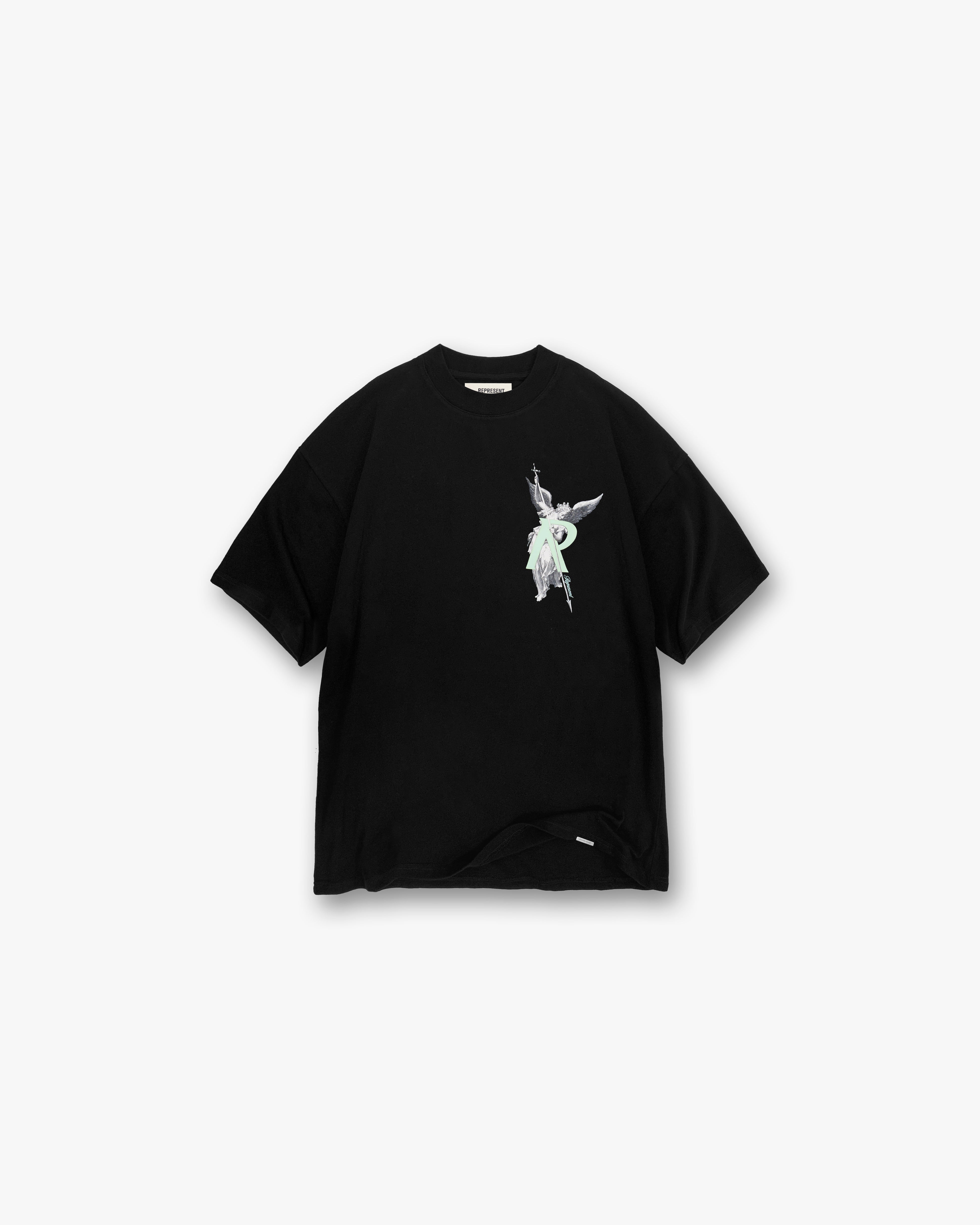 Represent x Exceed Archangel Initial T-Shirt Jet Black 1/300 (Worldwide Exclusive)