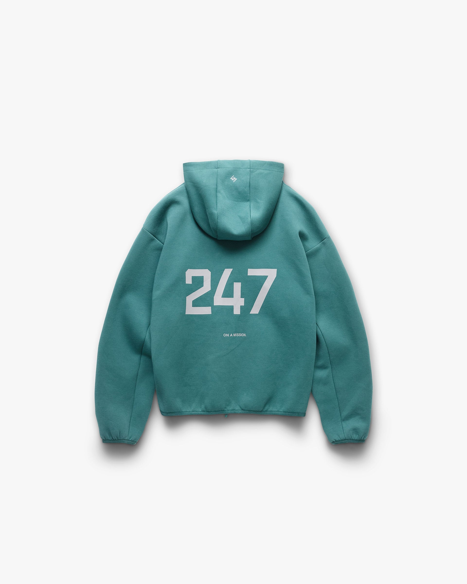 Represent 247 Form Zip Hoodie - Teal