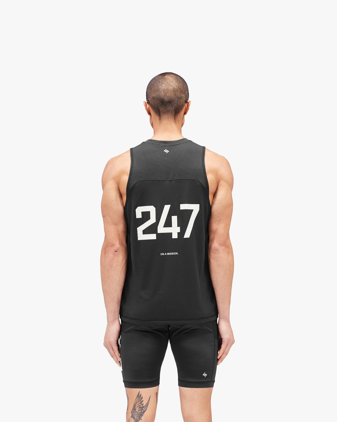 Represent 247 Numbers Vest Jet Black