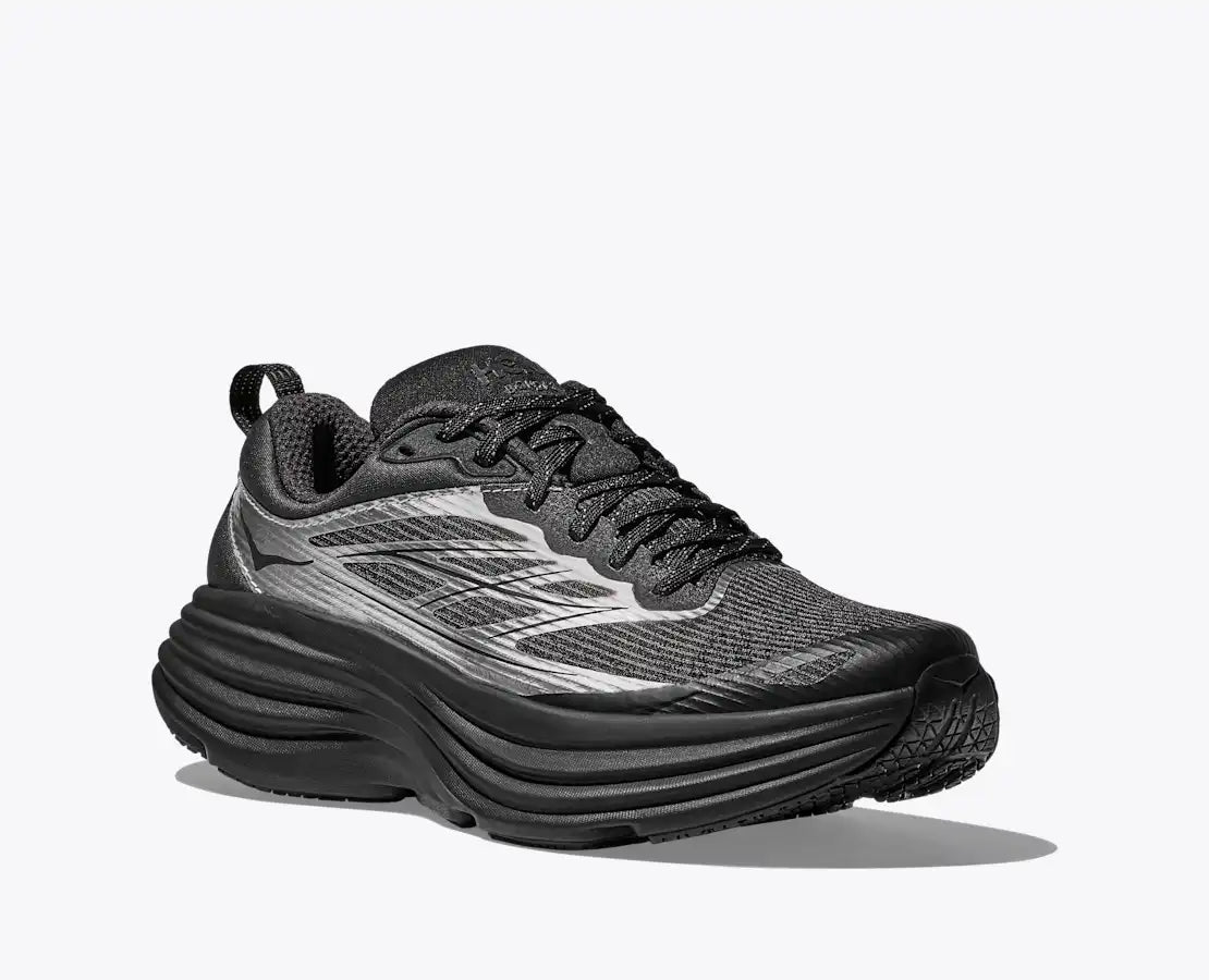 Hoka Stealth/Tech Bondi 8 Caged Silver/Black