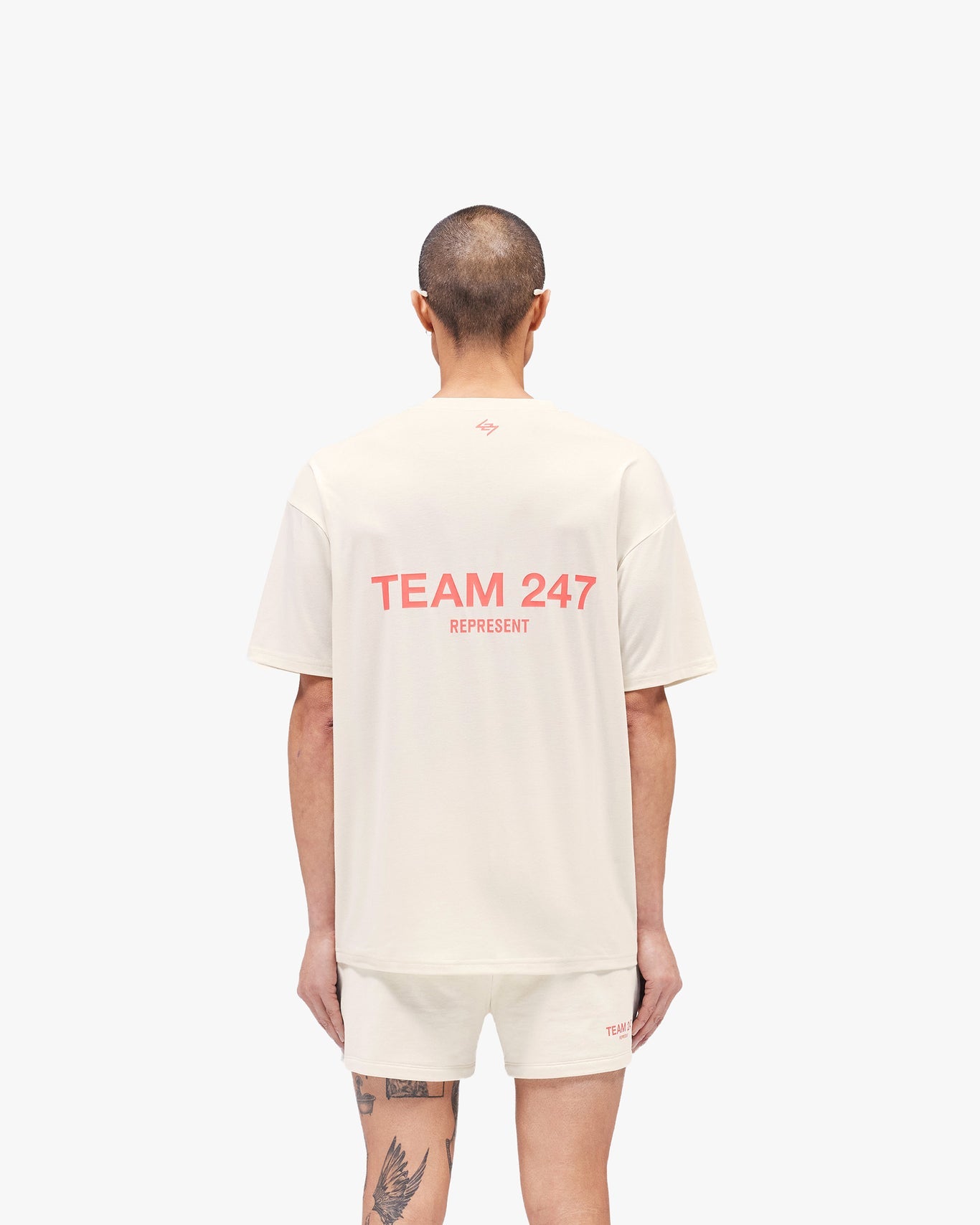 Represent Team 247 Oversized Tee Cream