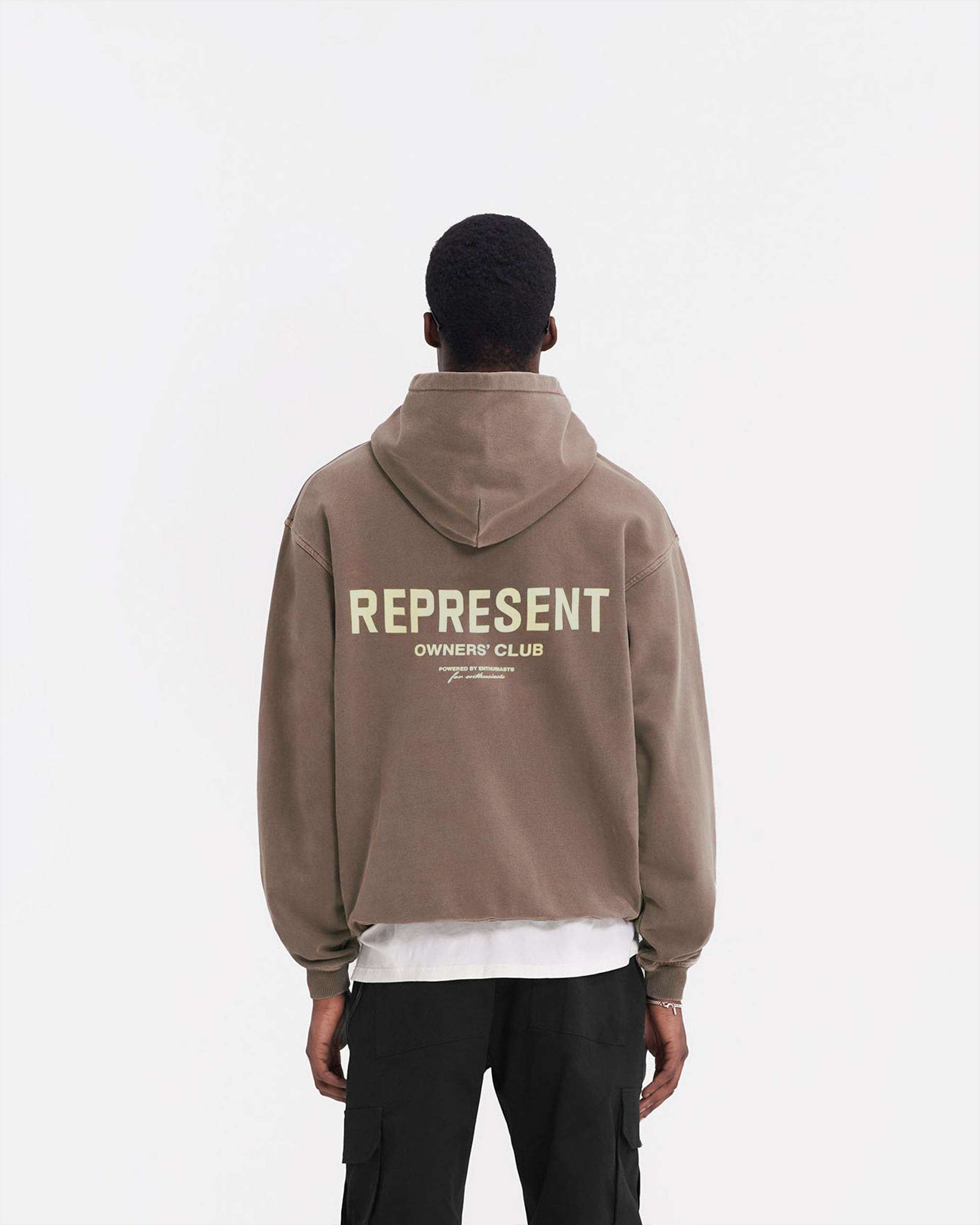 Represent Owners Club Hoodie Almond