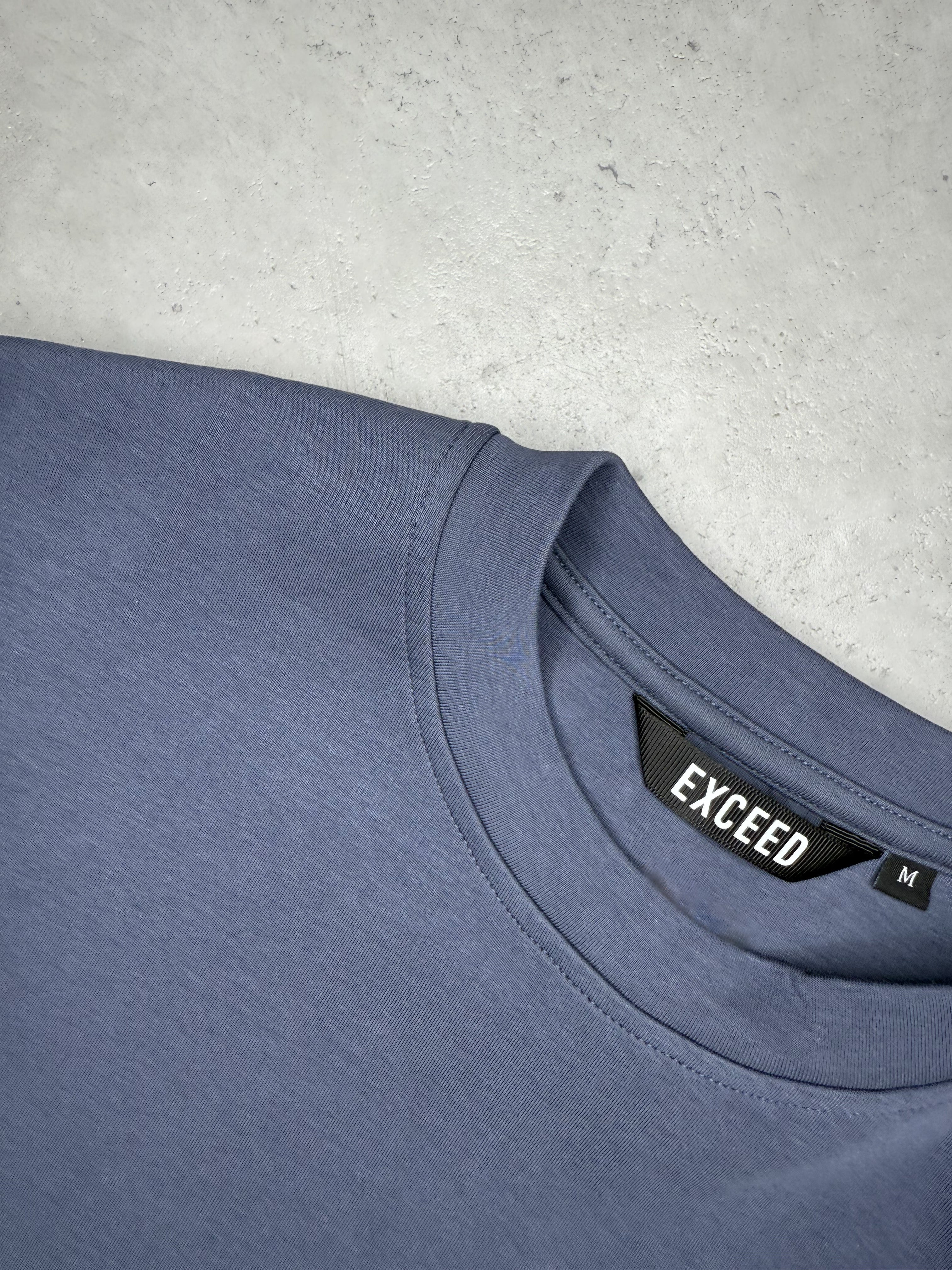Exceed Luxe Relaxed T-Shirt - Light Navy