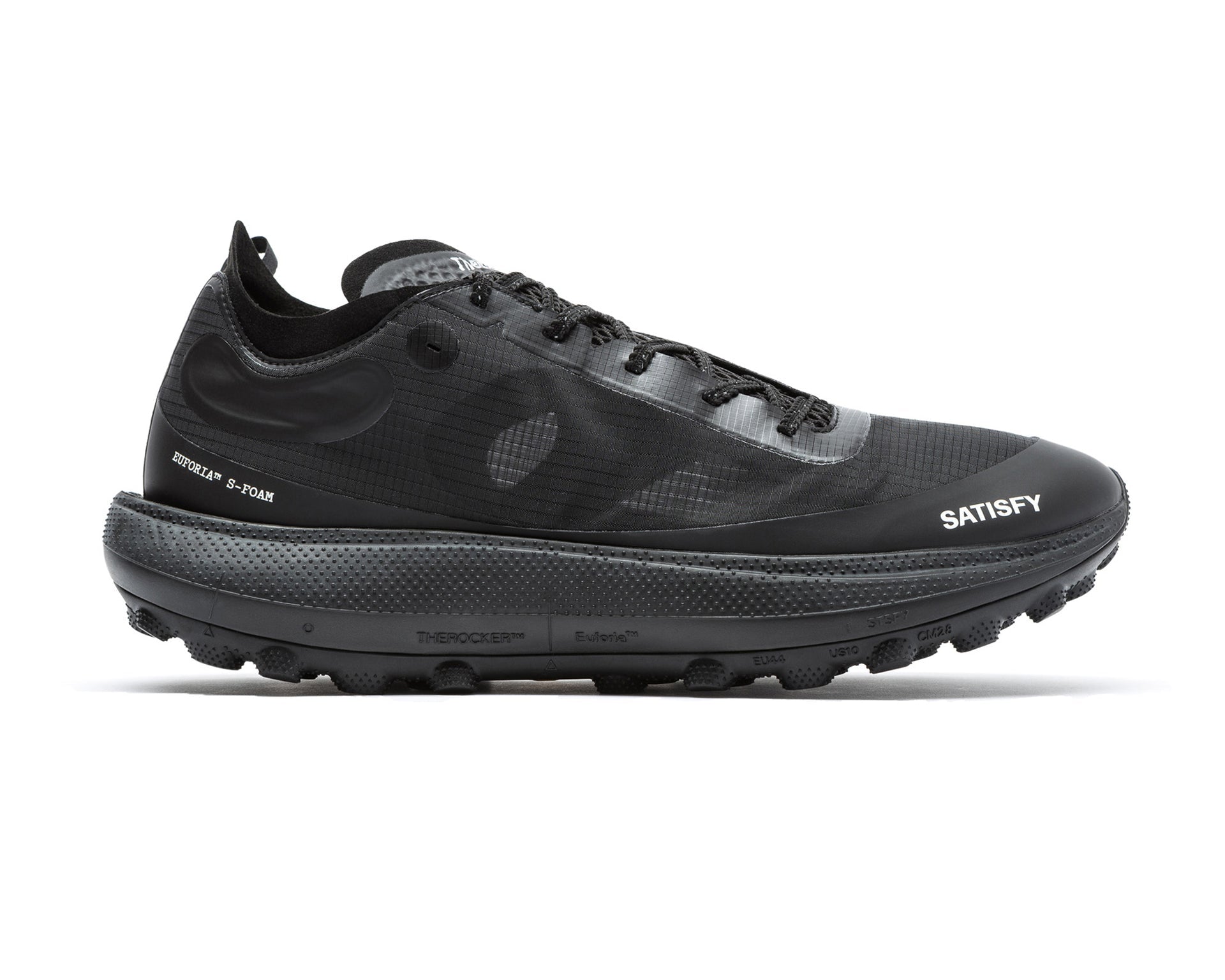 Satisfy TheROCKER Trail Running Shoe - Jet Black
