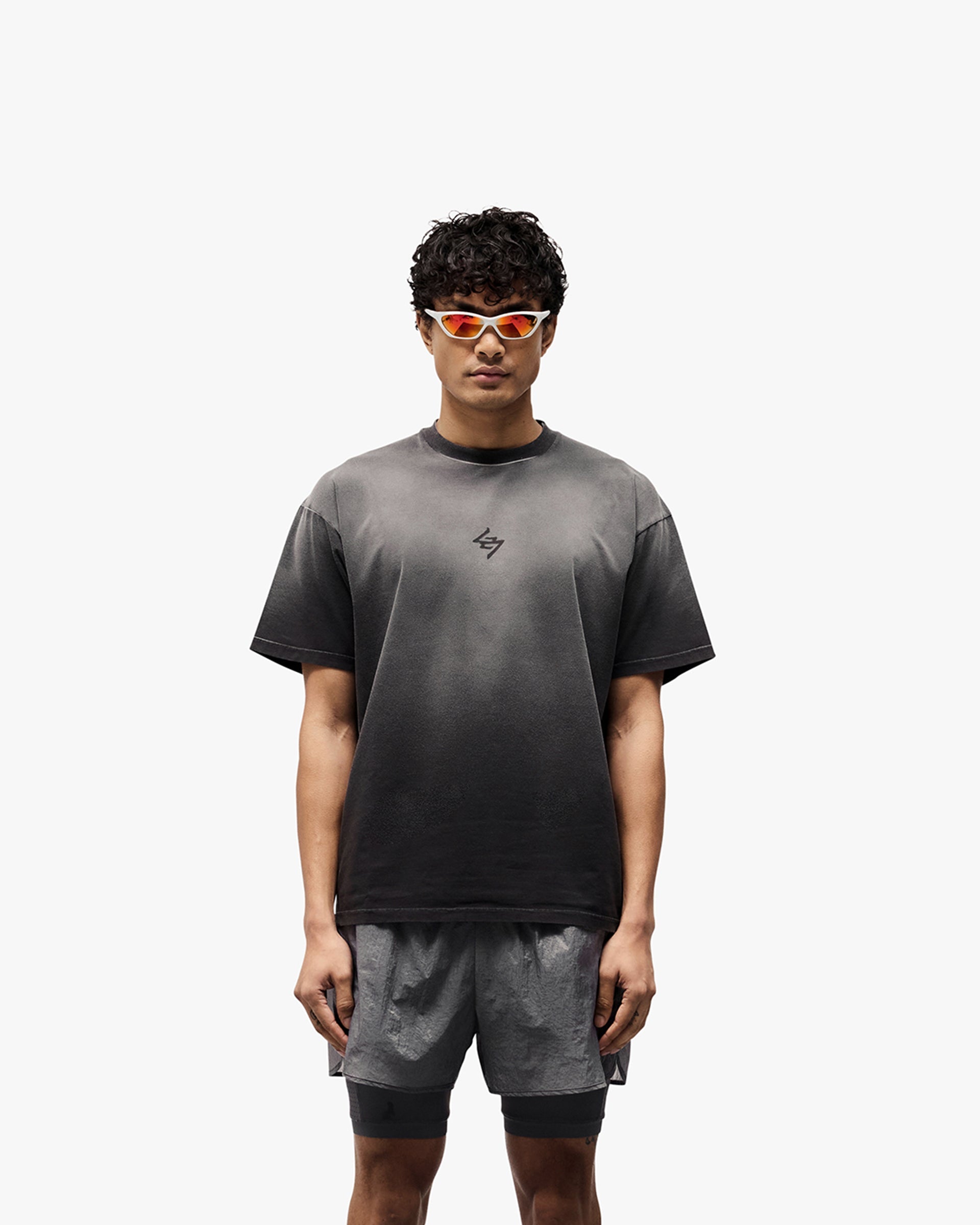 Represent 247 Motion Oversized T-Shirt - Aged Black