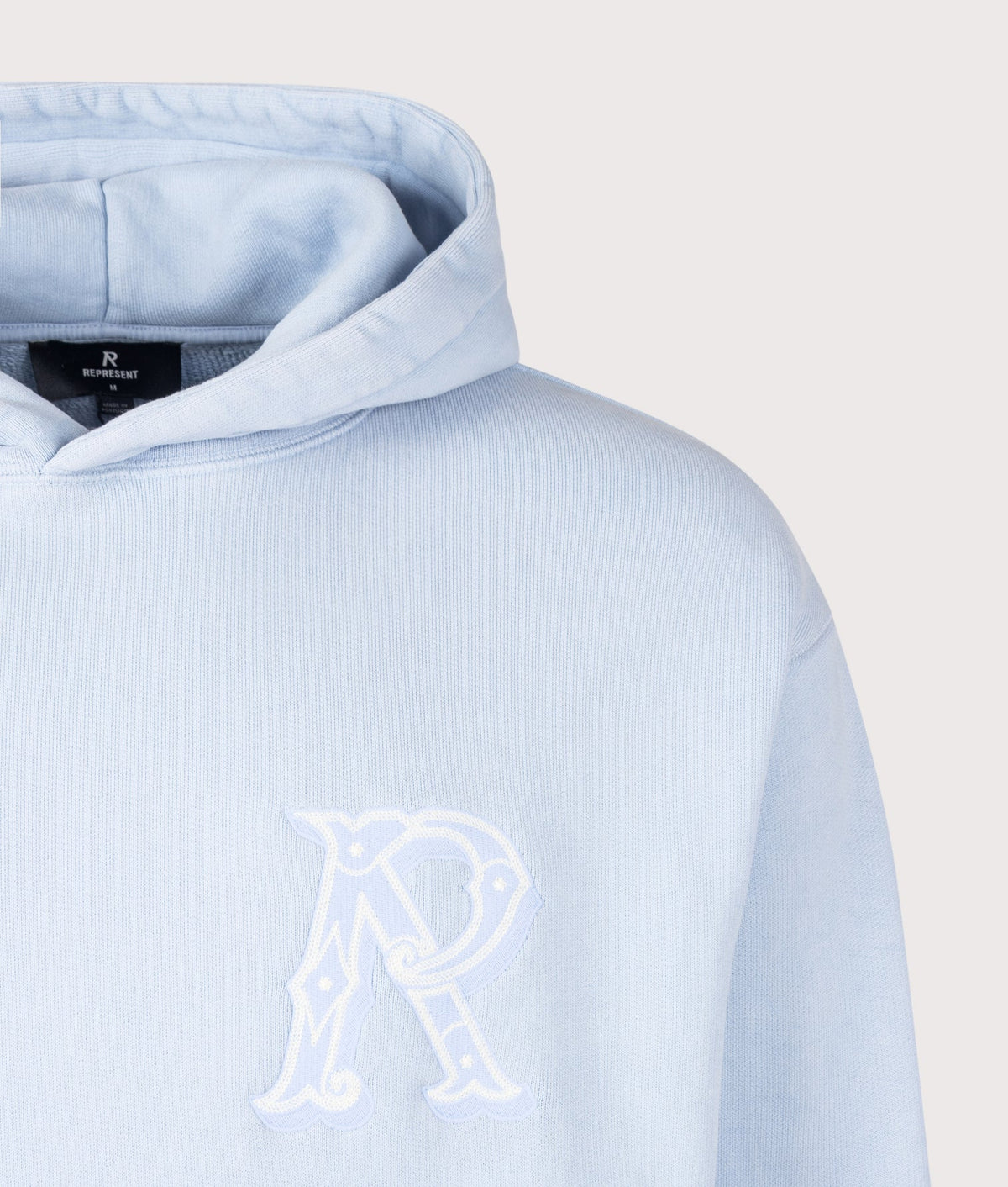 Represent Western Initial Hoodie - Mountain Bluebird