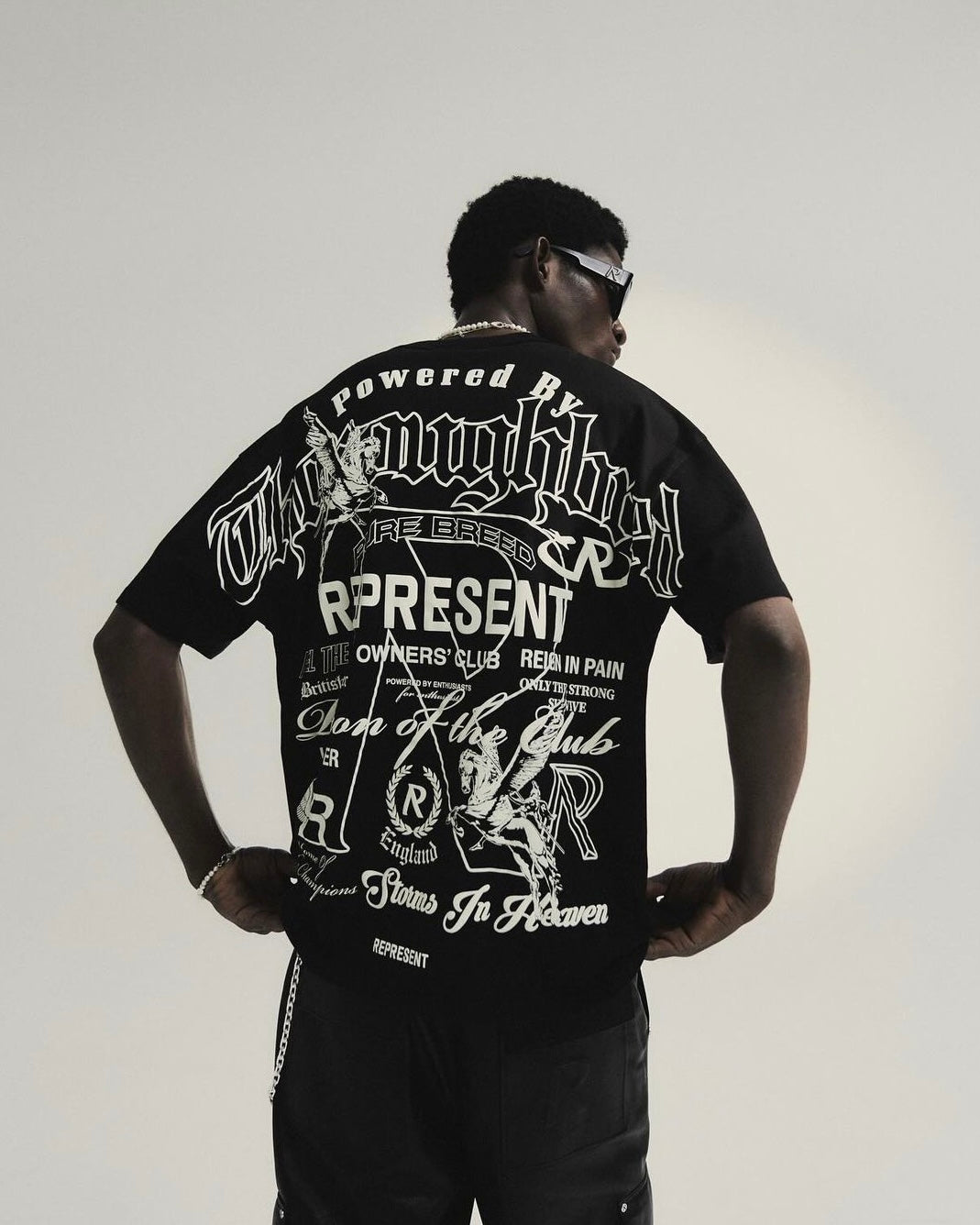 Represent Monochrome Icons T-Shirt Black