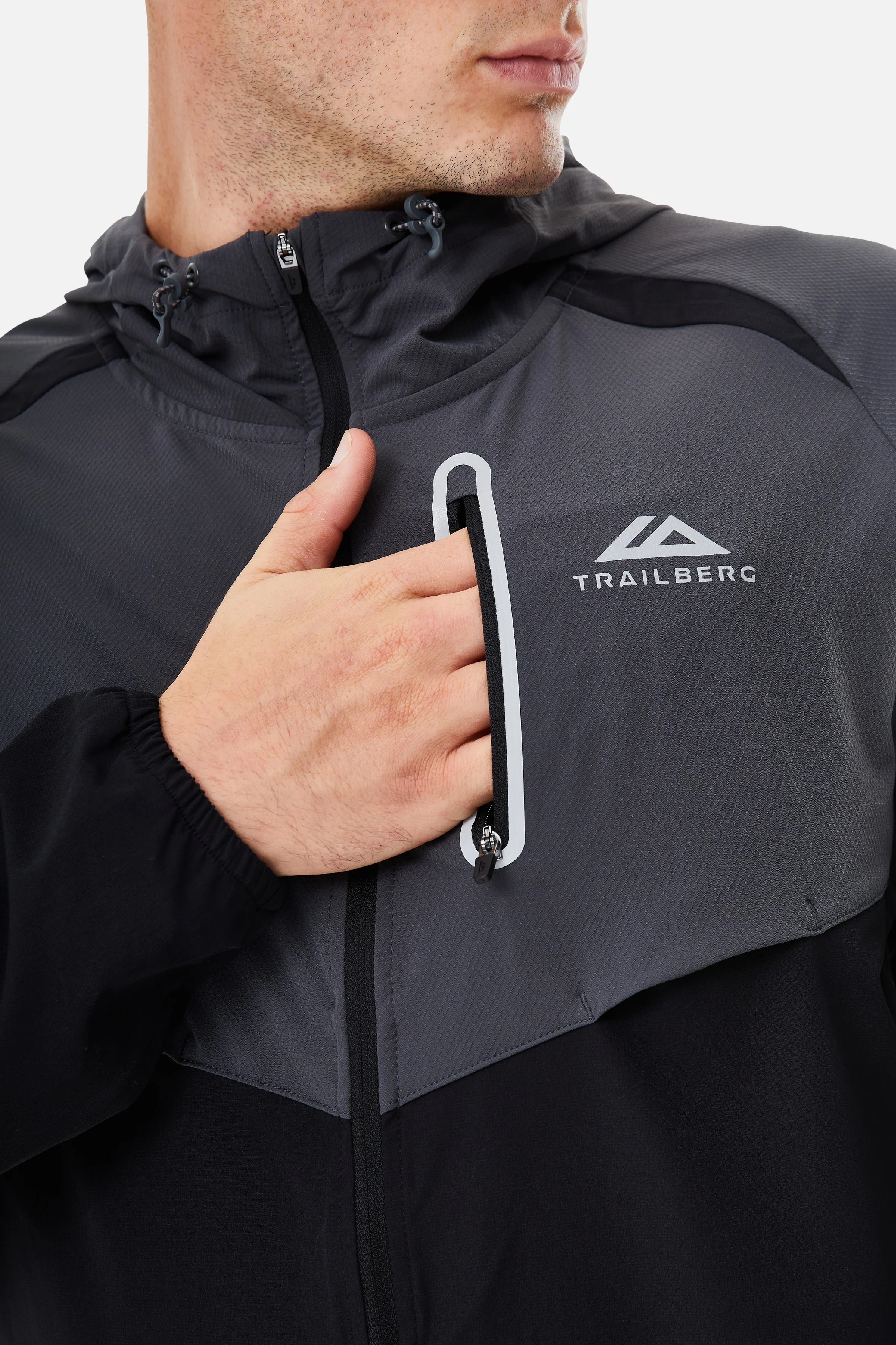 Trailberg AW25 Cloud Hood - Black / Volcano Grey