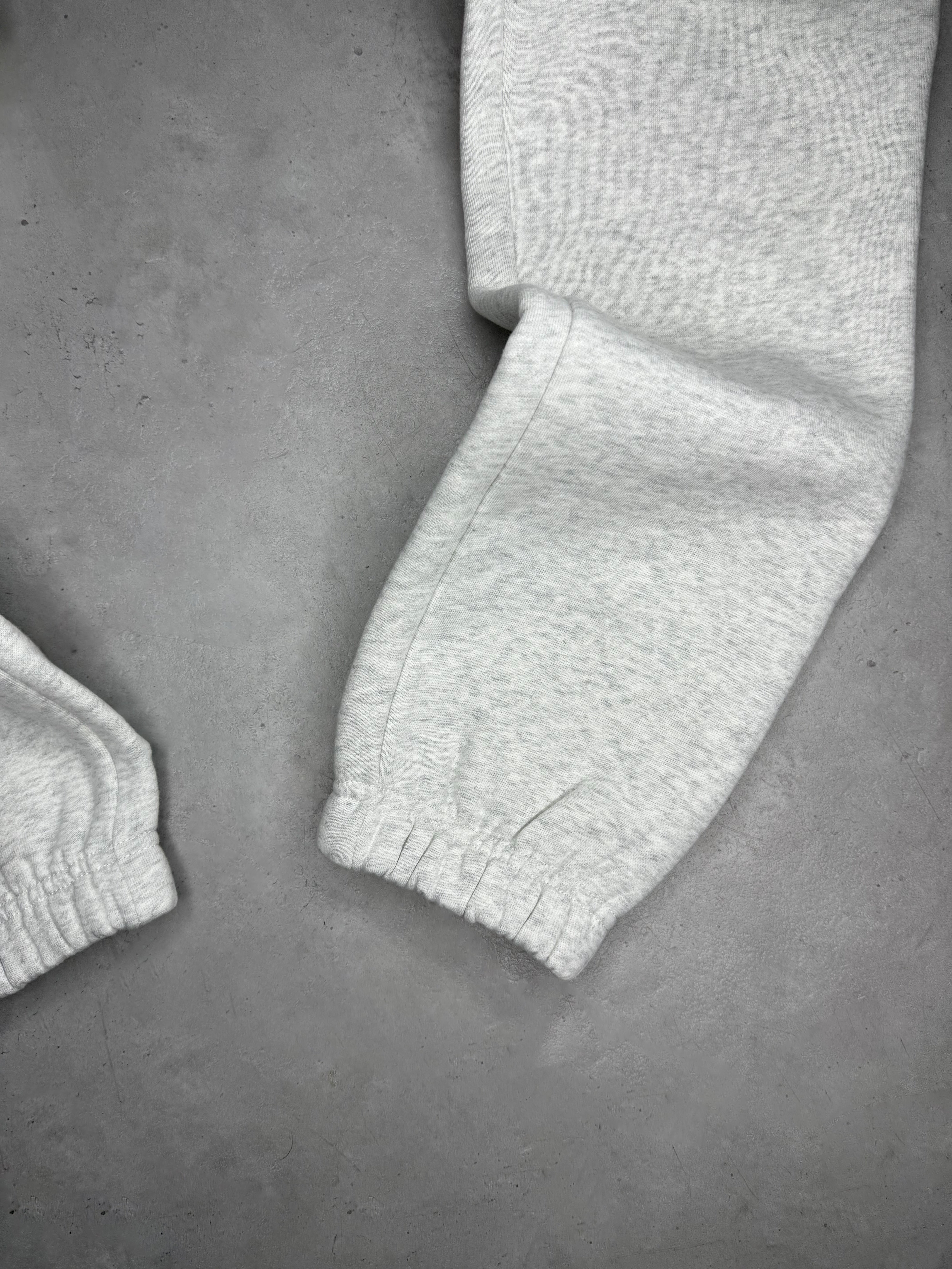 Exceed Blanks Light Grey Marl Cuffed Joggers